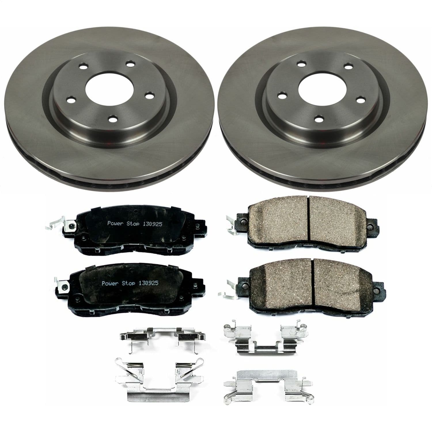 Power Stop - KOE7215 - Front - Disc Brake Pad and Rotor Kit image 1