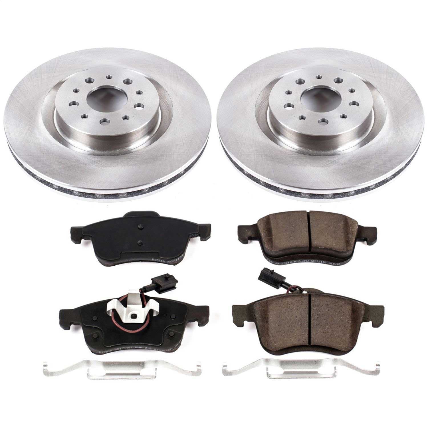 Power Stop - KOE7302 - Front - Disc Brake Pad and Rotor Kit image 1