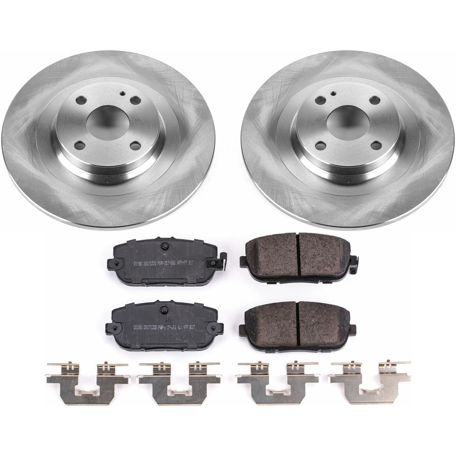 Power Stop - KOE7362 - Rear - Disc Brake Pad and Rotor Kit image 1