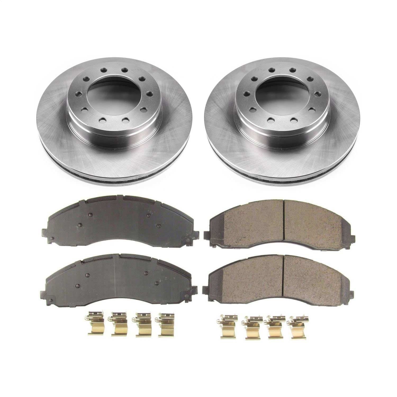 Power Stop - KOE7422 - Front - Disc Brake Pad and Rotor Kit image 1