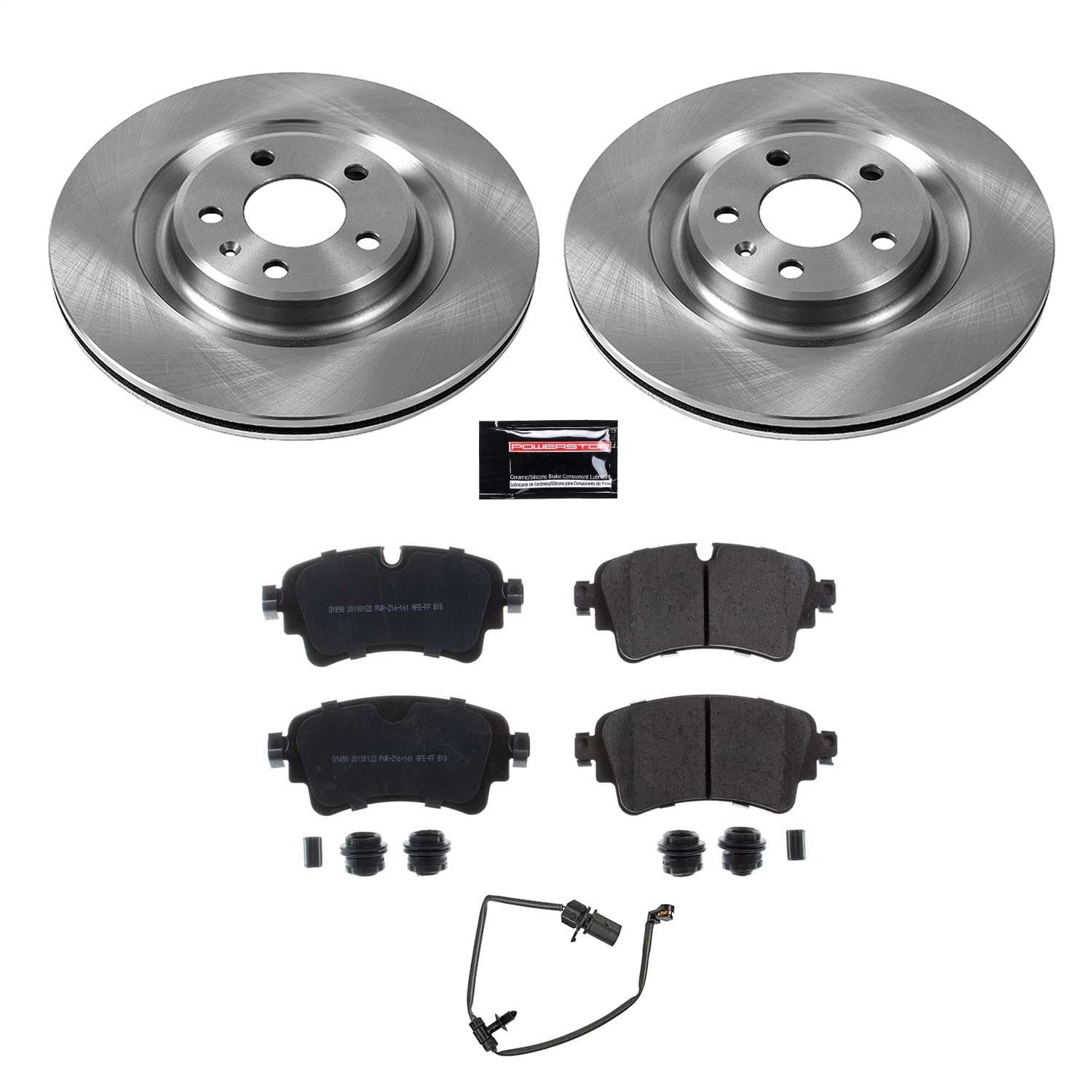 Power Stop - KOE7431 - Rear - Disc Brake Pad and Rotor Kit image 1