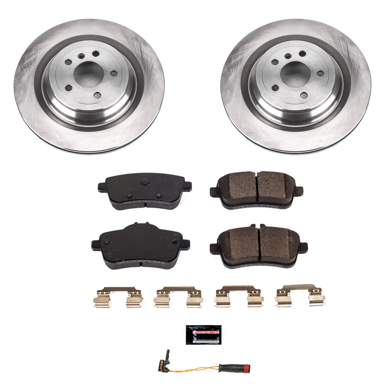 Power Stop - KOE7448 - Rear - Disc Brake Pad and Rotor Kit image 1