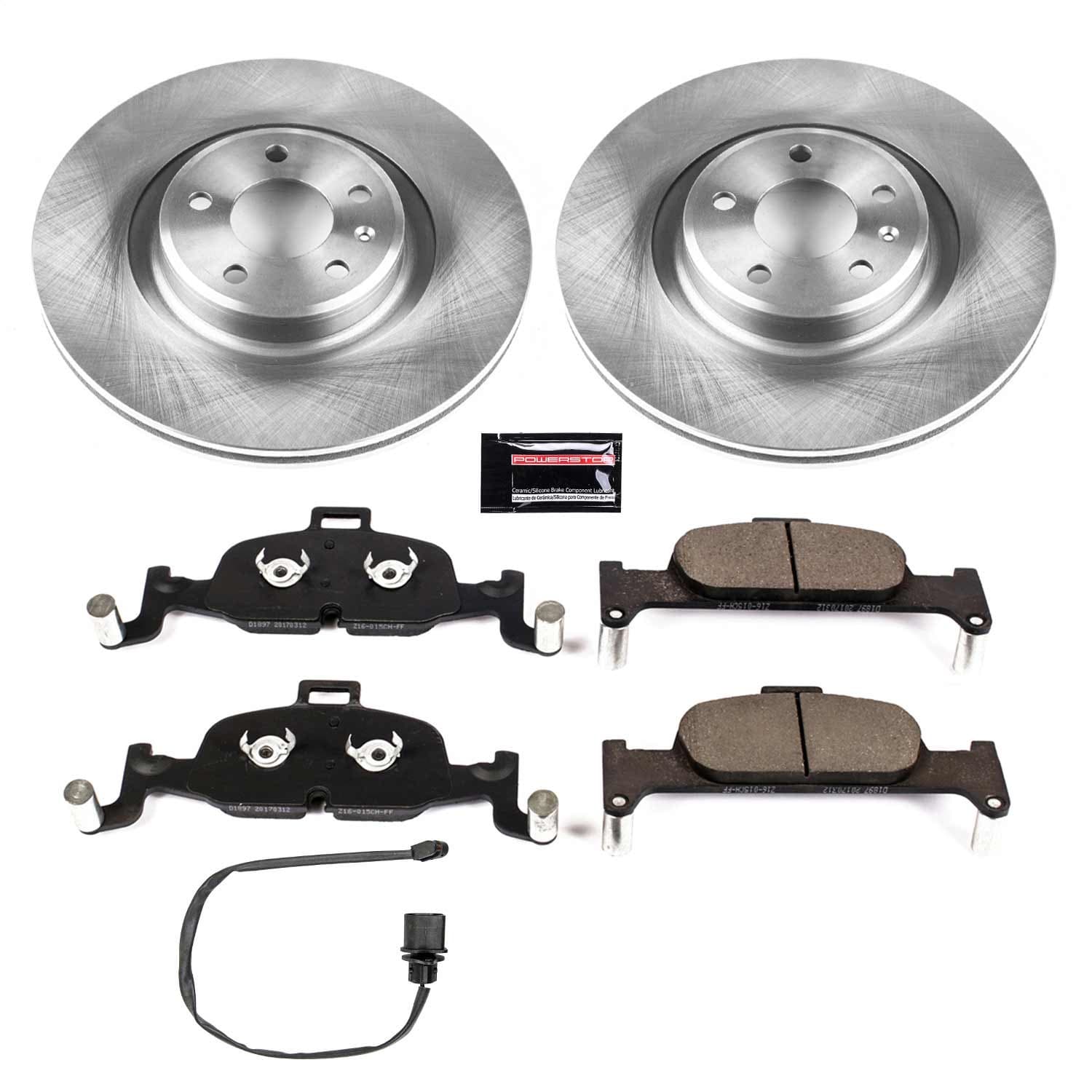 Power Stop - KOE7648 - Front - Disc Brake Pad and Rotor Kit image 1