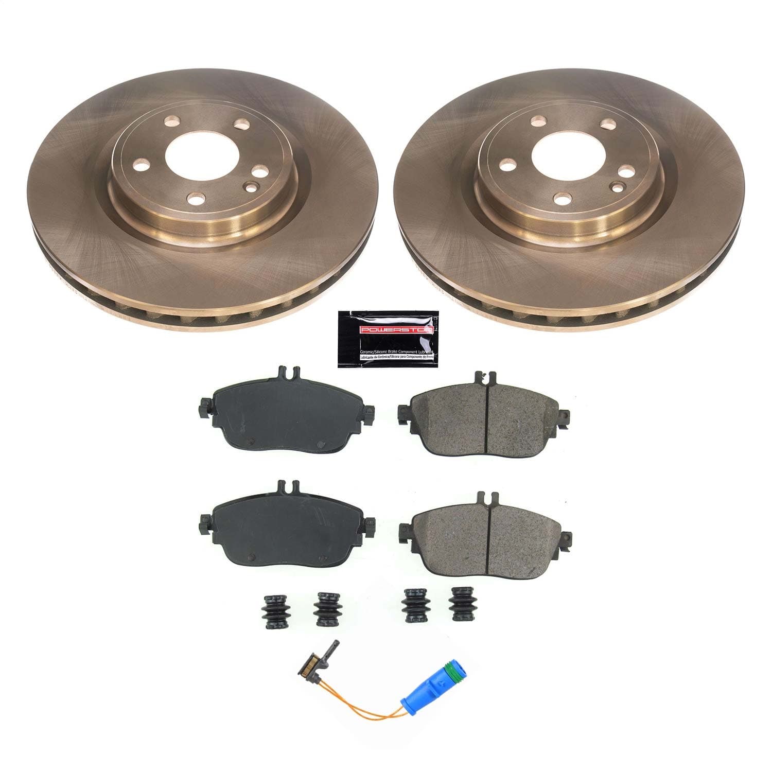 Power Stop - KOE7674 - Front - Disc Brake Pad and Rotor Kit image 1
