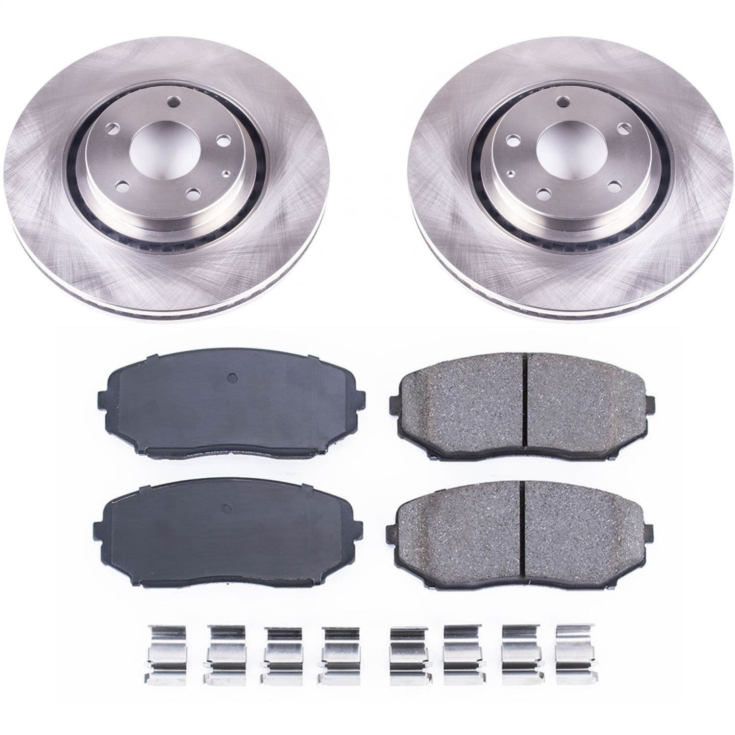 Power Stop - KOE7690 - Front - Disc Brake Pad and Rotor Kit image 1