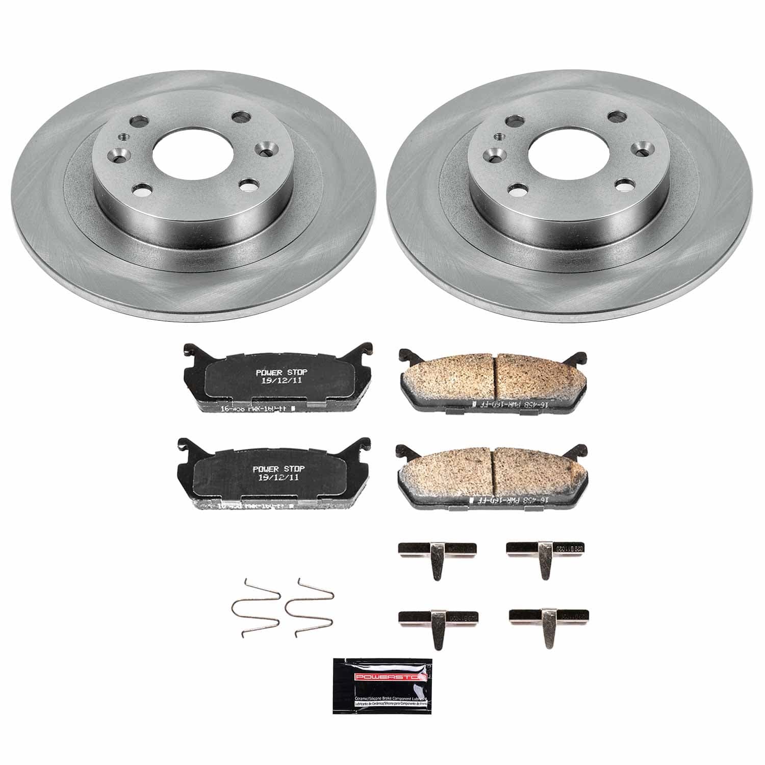Power Stop - KOE770 - Rear - Disc Brake Pad and Rotor Kit image 1