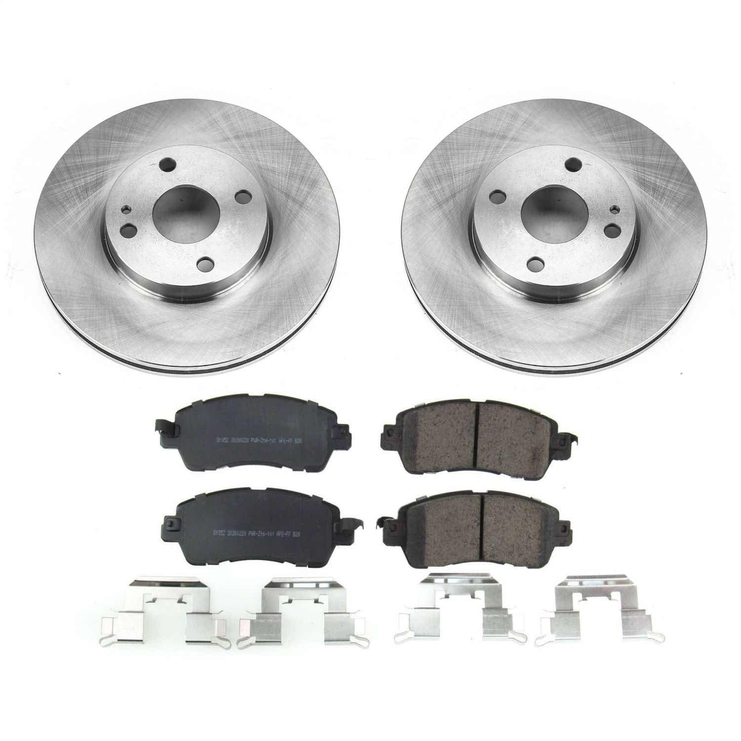 Power Stop - KOE7700 - Front - Disc Brake Pad and Rotor Kit image 1