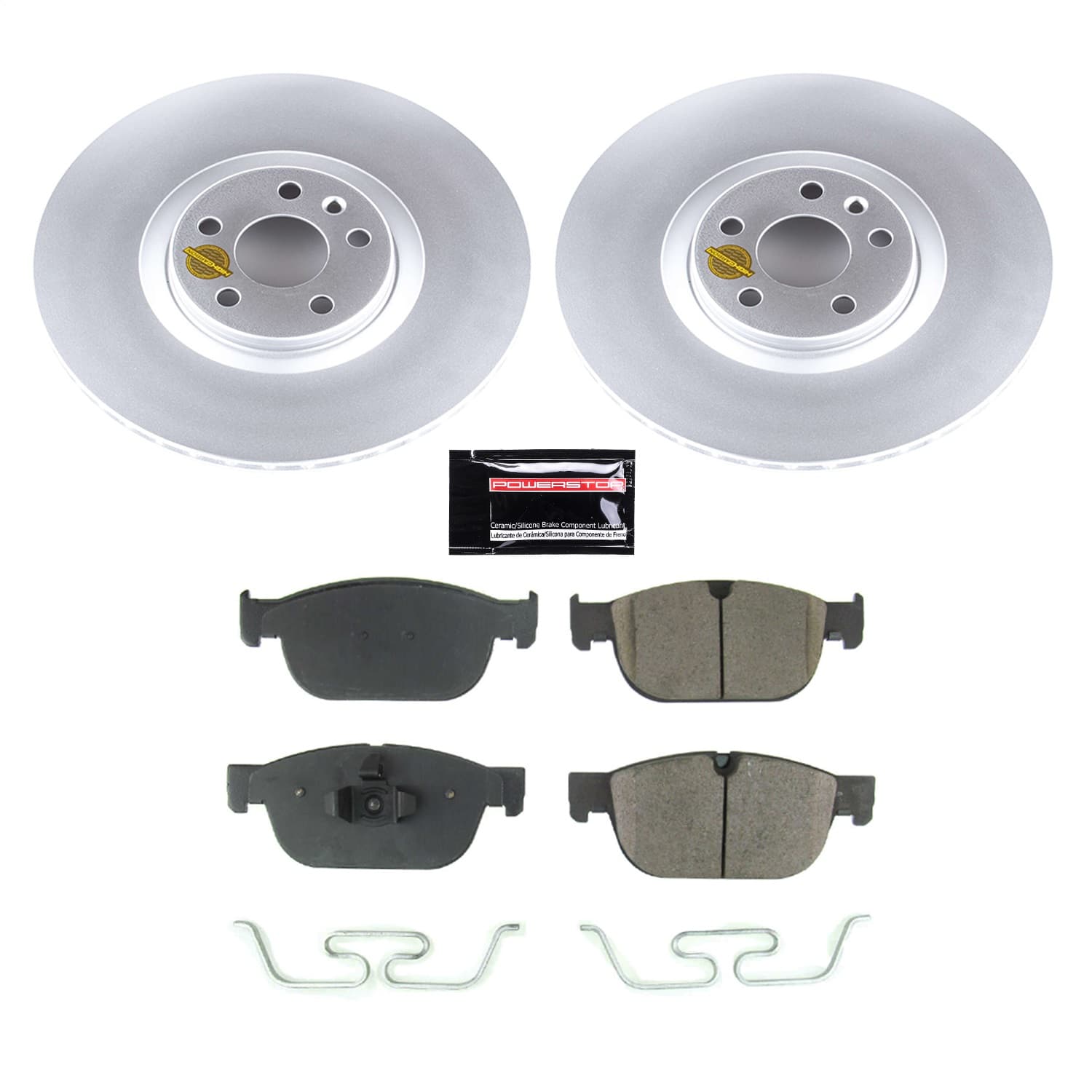 Power Stop - KOE7703 - Front - Disc Brake Pad and Rotor Kit image 1