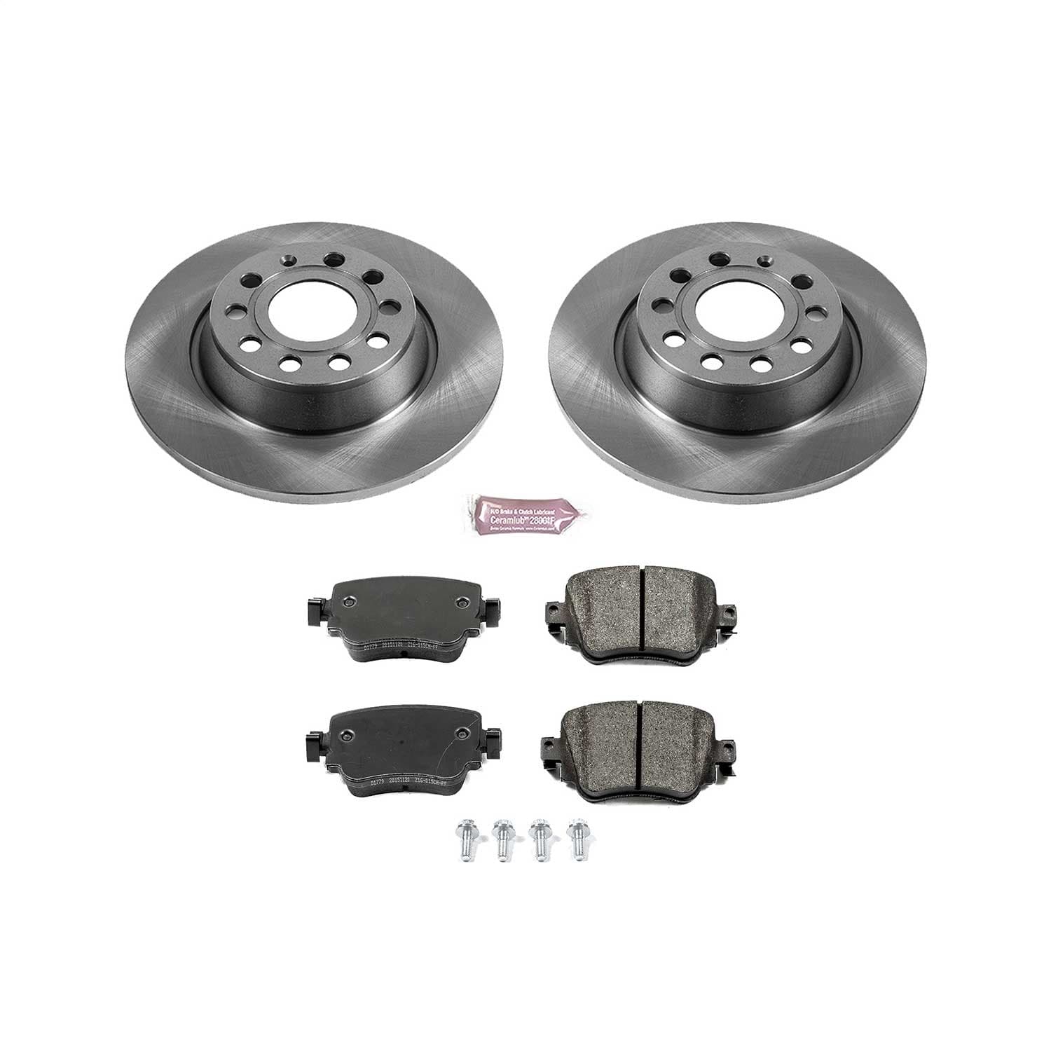 Power Stop - KOE7707 - Rear - Disc Brake Pad and Rotor Kit image 1