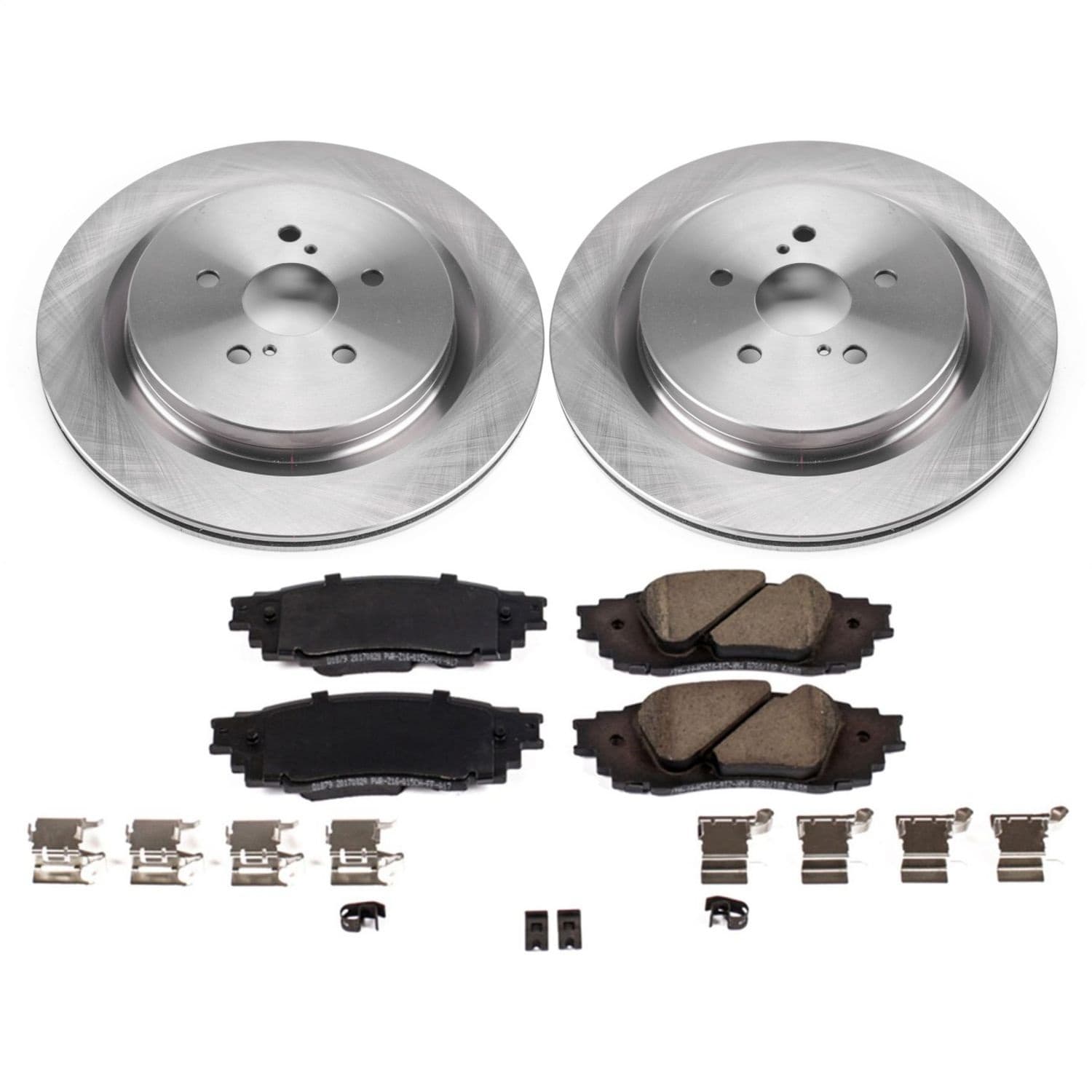 Power Stop - KOE7740 - Rear - Disc Brake Pad and Rotor Kit image 1