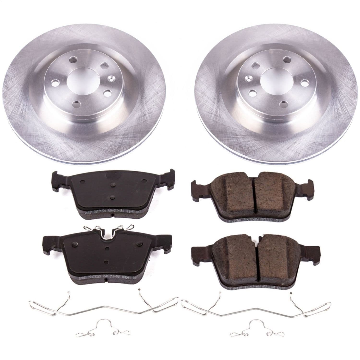 Power Stop - KOE7757 - Rear - Disc Brake Pad and Rotor Kit image 1
