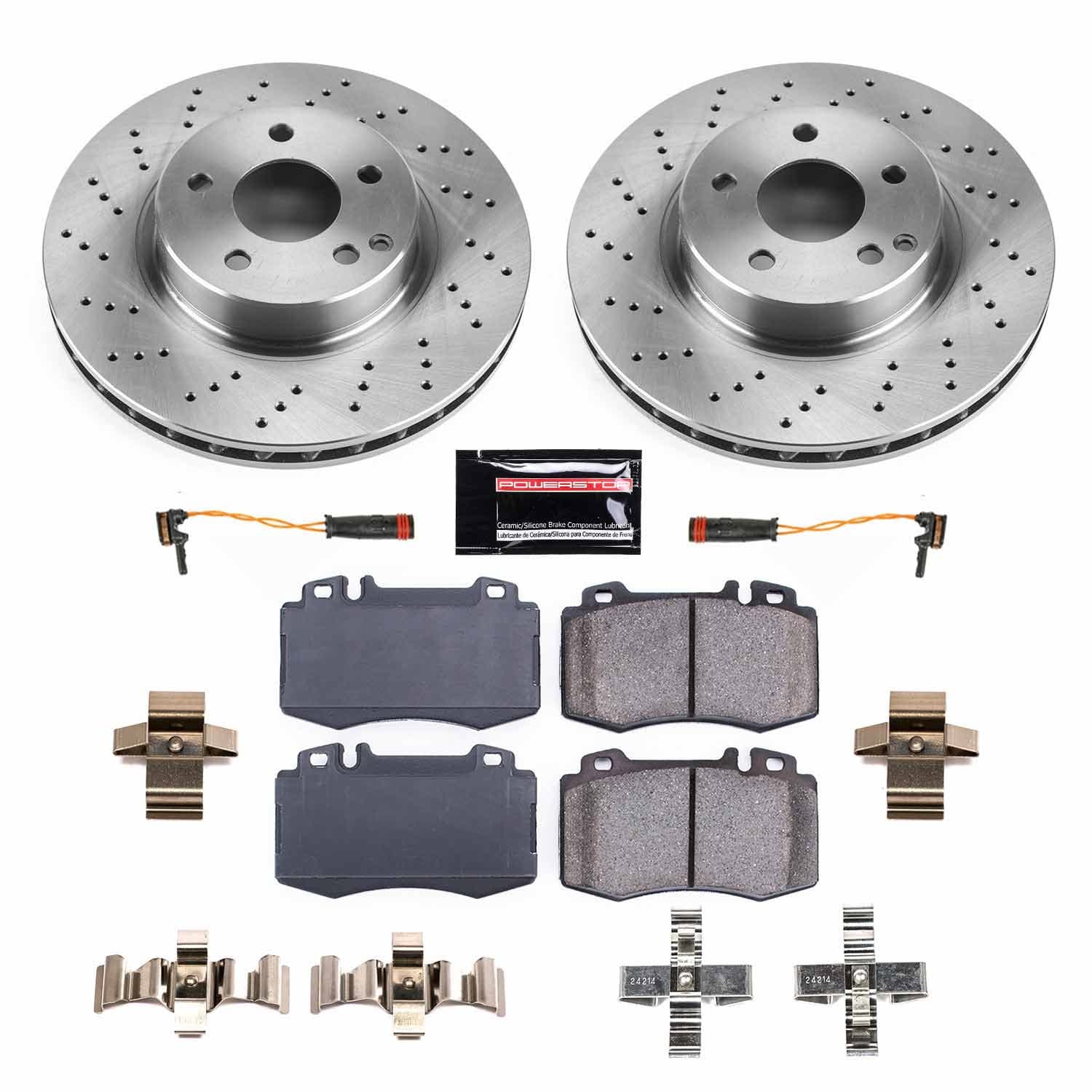Power Stop - KOE7771 - Front - Disc Brake Pad and Rotor Kit image 1