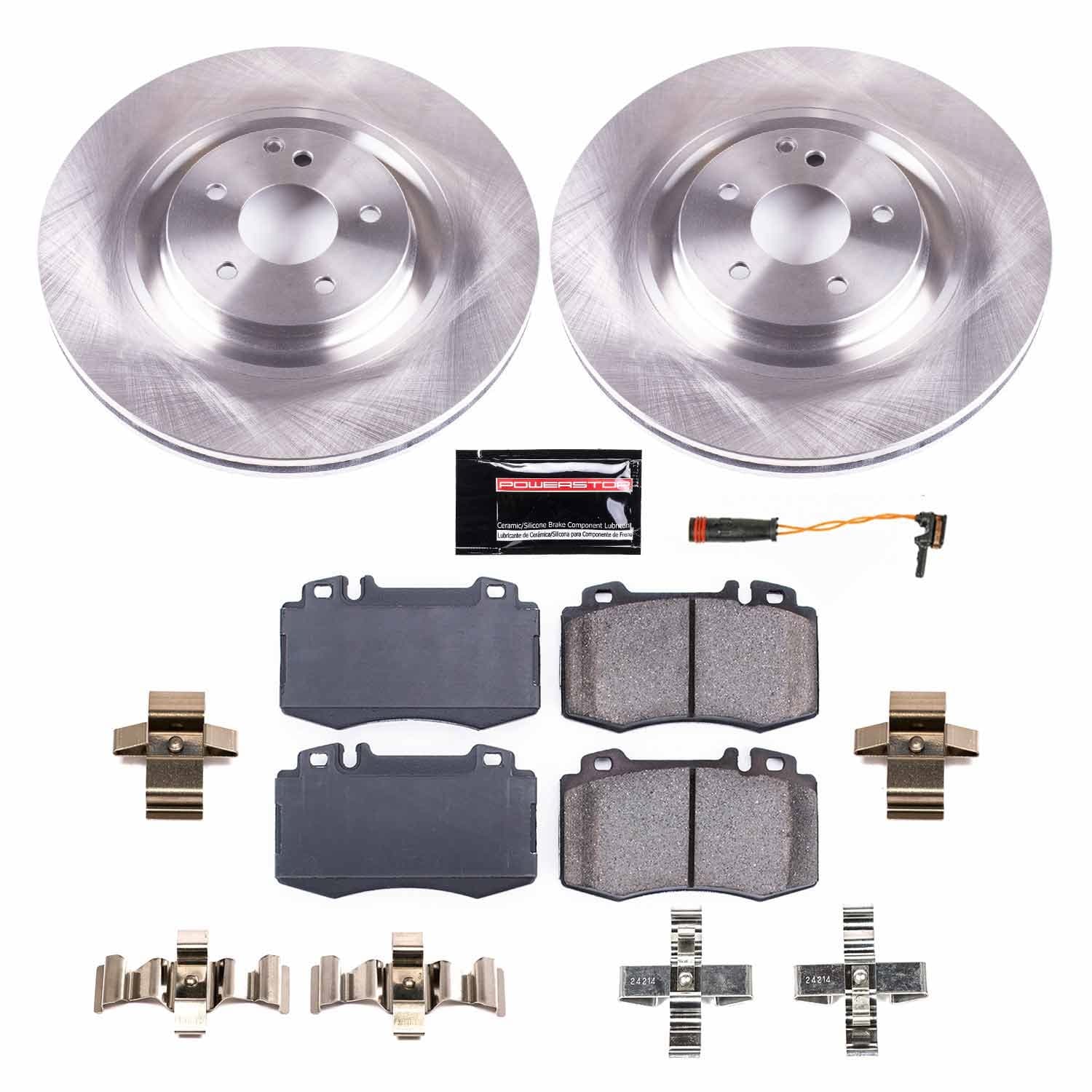 Power Stop - KOE7788 - Front - Disc Brake Pad and Rotor Kit image 1
