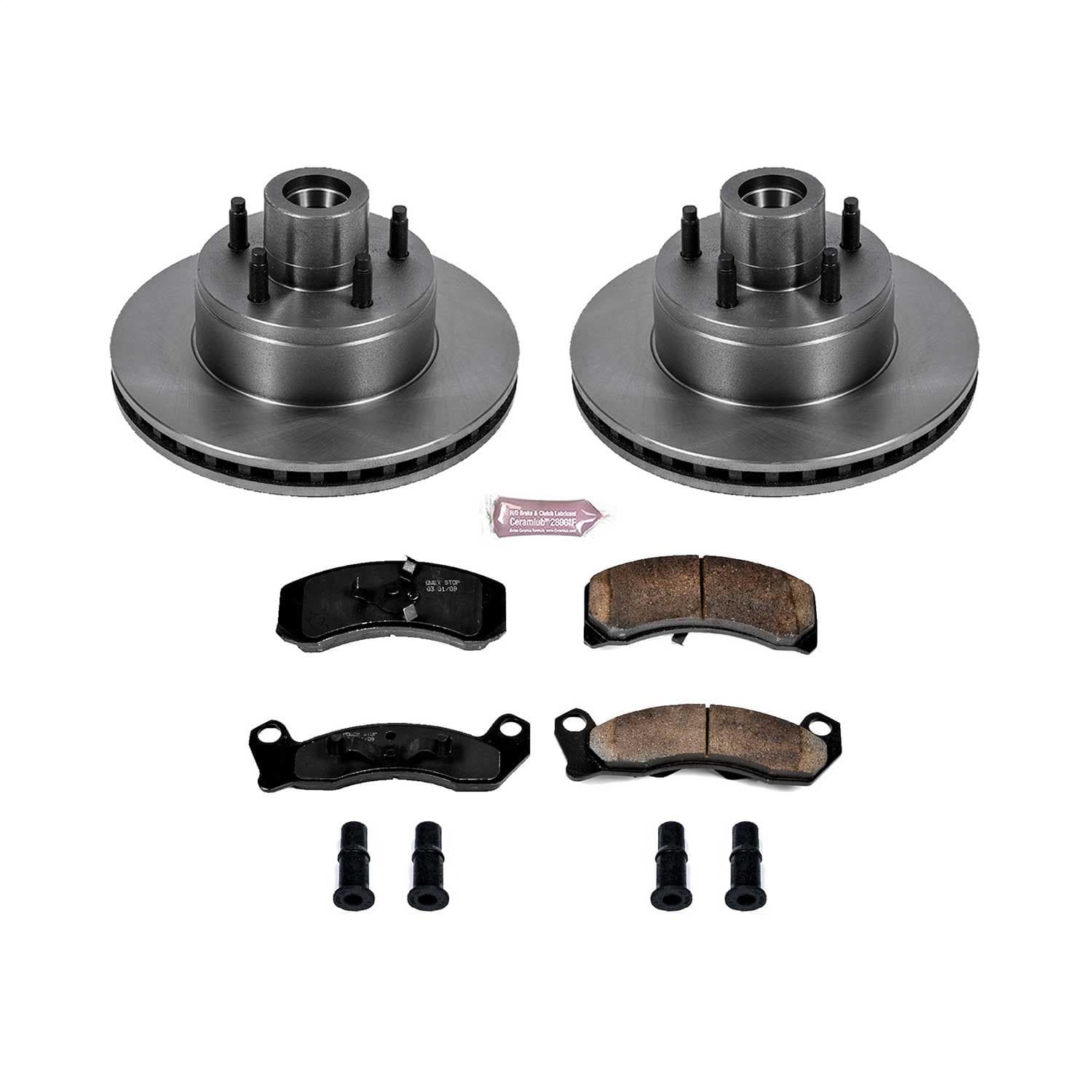 Power Stop - KOE7791 - Front - Disc Brake Pad and Rotor Kit image 1