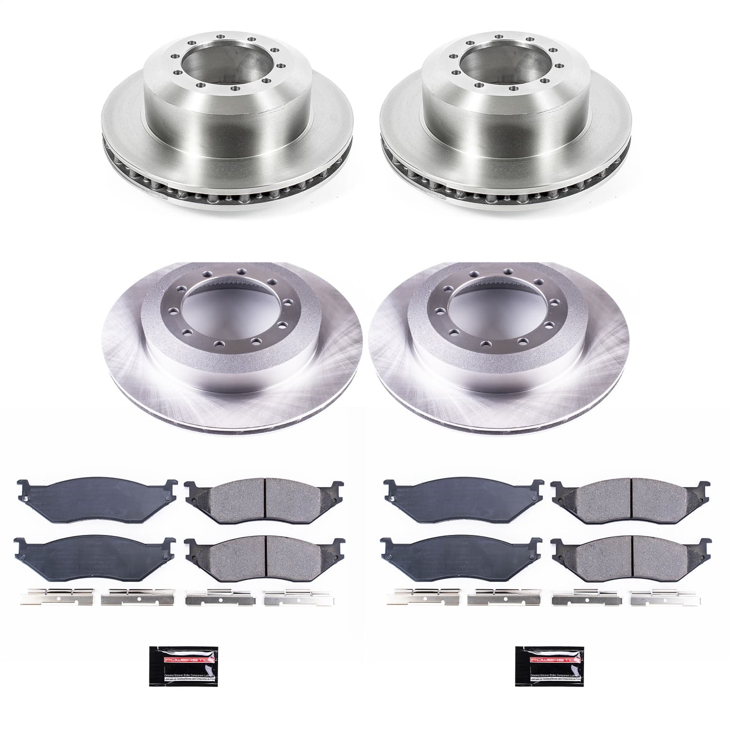 Power Stop - KOE7821 - Front and Rear - Disc Brake Pad and Rotor Kit image 1