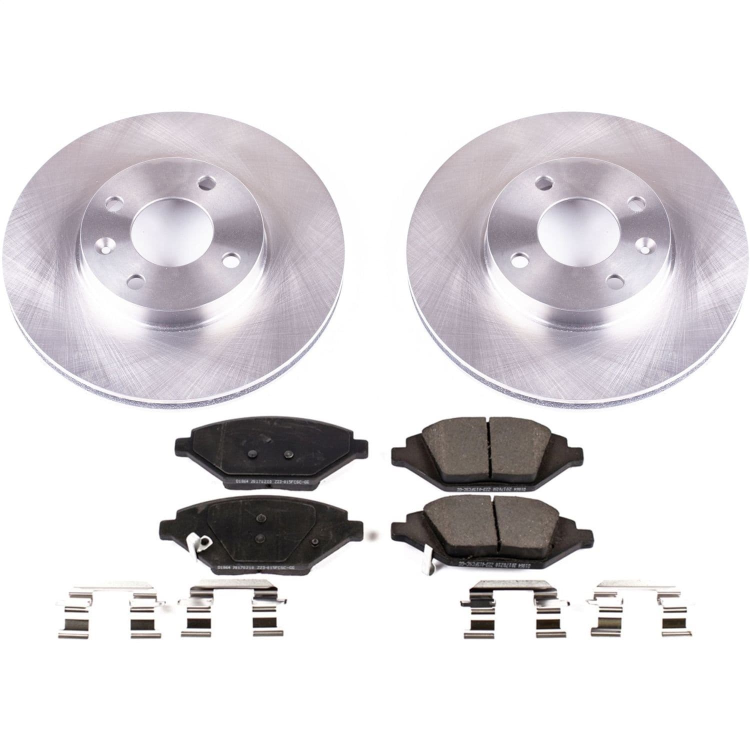 Power Stop - KOE7844 - Front - Disc Brake Pad and Rotor Kit image 1