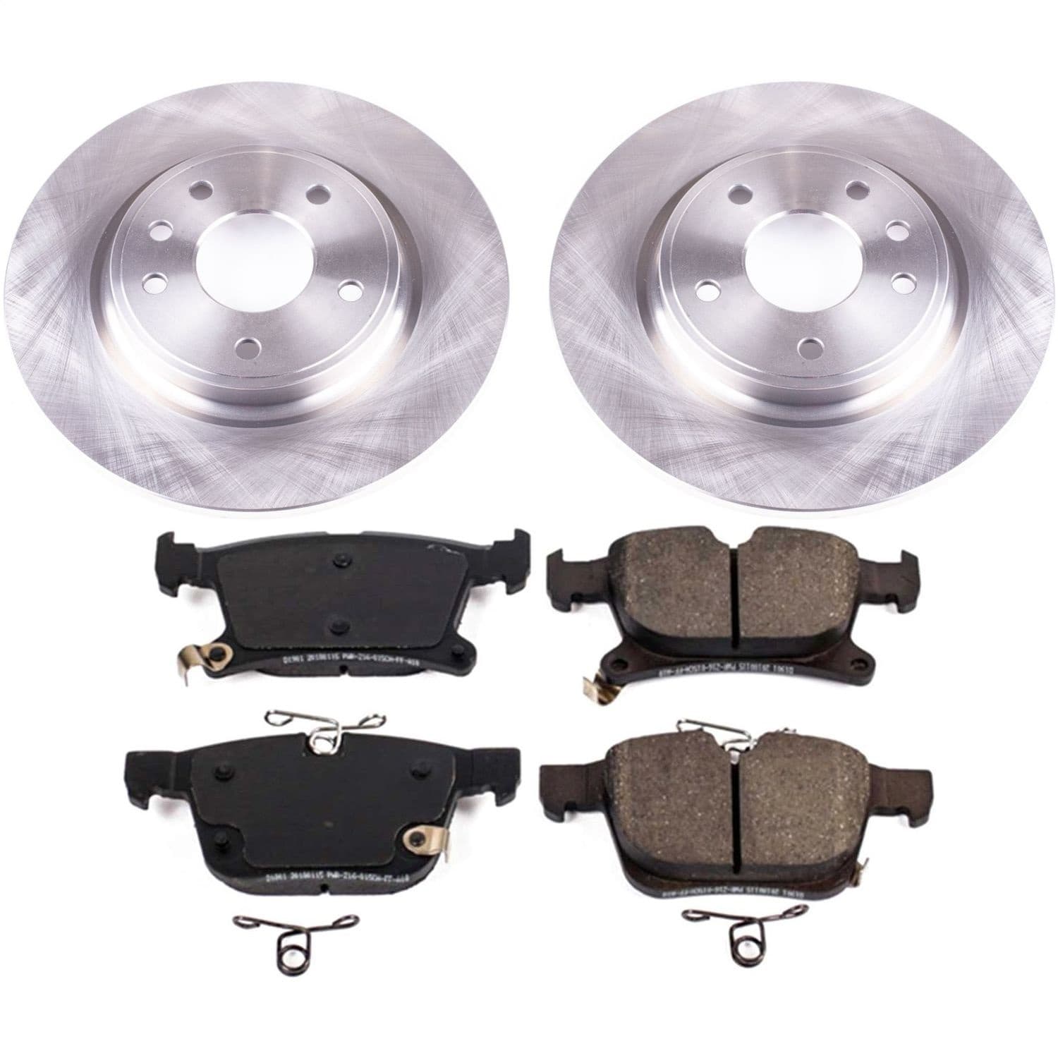 Power Stop - KOE7845 - Rear - Disc Brake Pad and Rotor Kit image 1