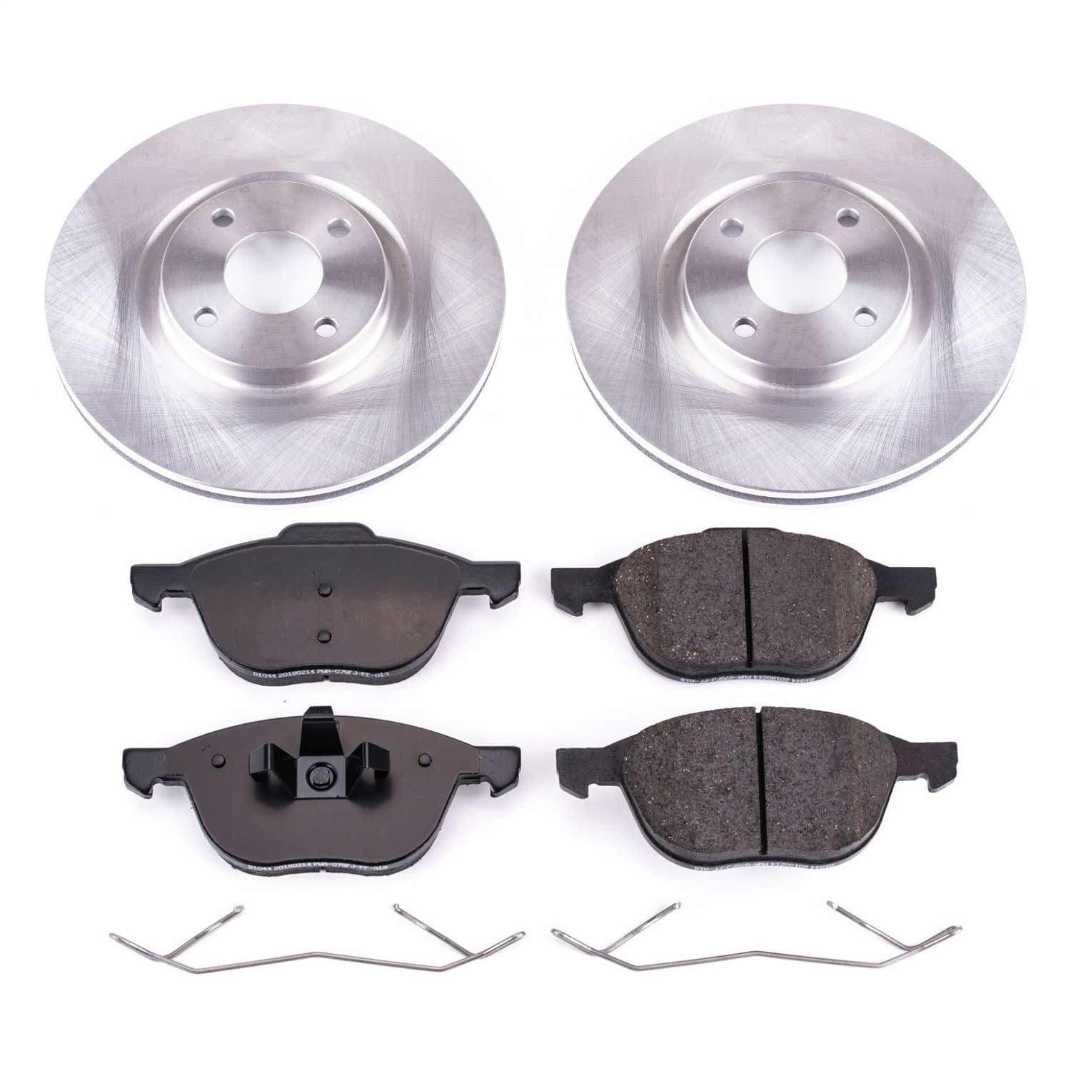 Power Stop - KOE7884 - Front - Disc Brake Pad and Rotor Kit image 1