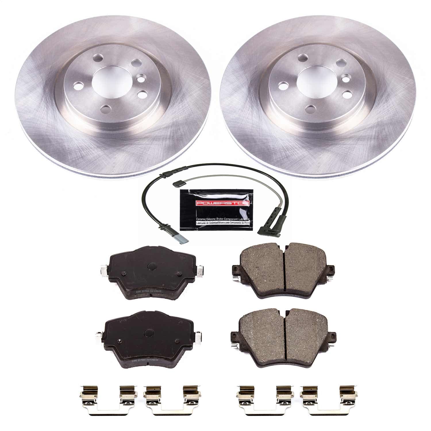 Power Stop - KOE7888 - Front - Disc Brake Pad and Rotor Kit image 1