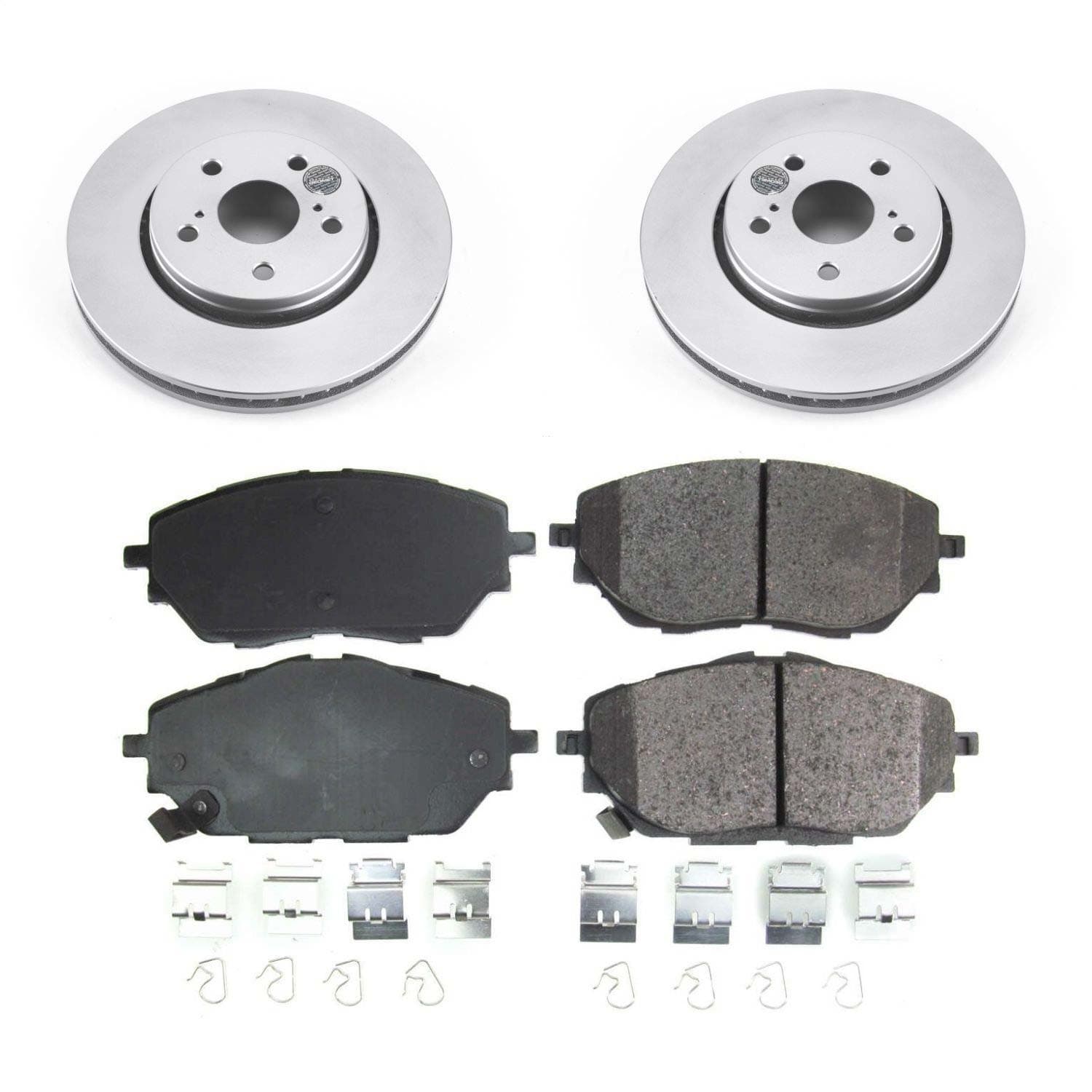 Power Stop - KOE7890 - Front - Disc Brake Pad and Rotor Kit image 1