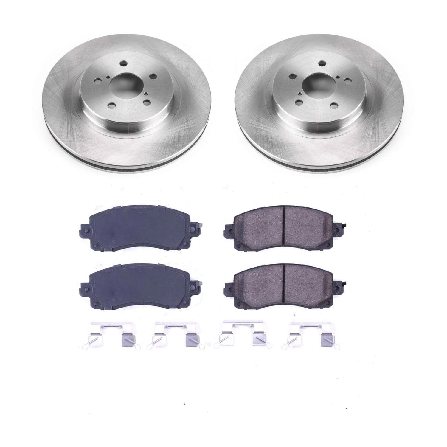 Power Stop - KOE7892 - Front - Disc Brake Pad and Rotor Kit image 1