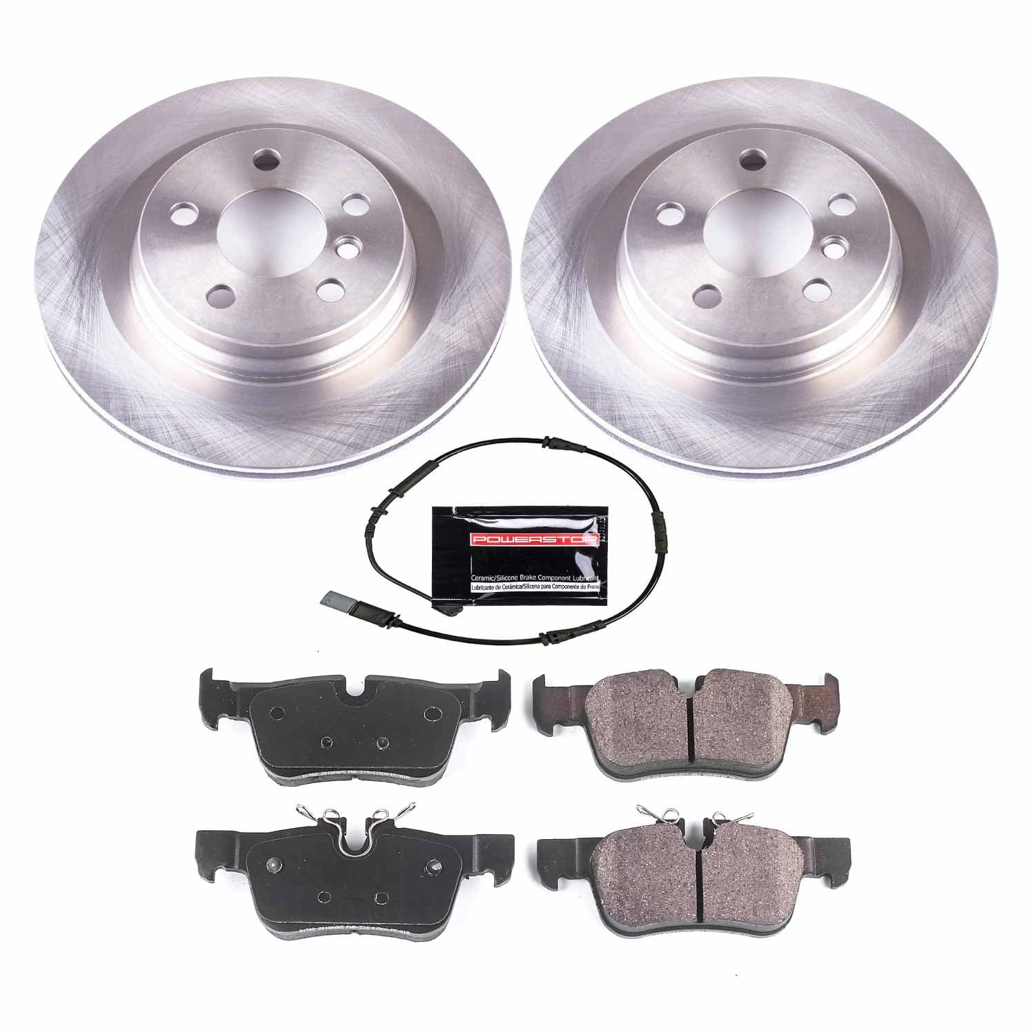 Power Stop - KOE7899 - Rear - Disc Brake Pad and Rotor Kit image 1