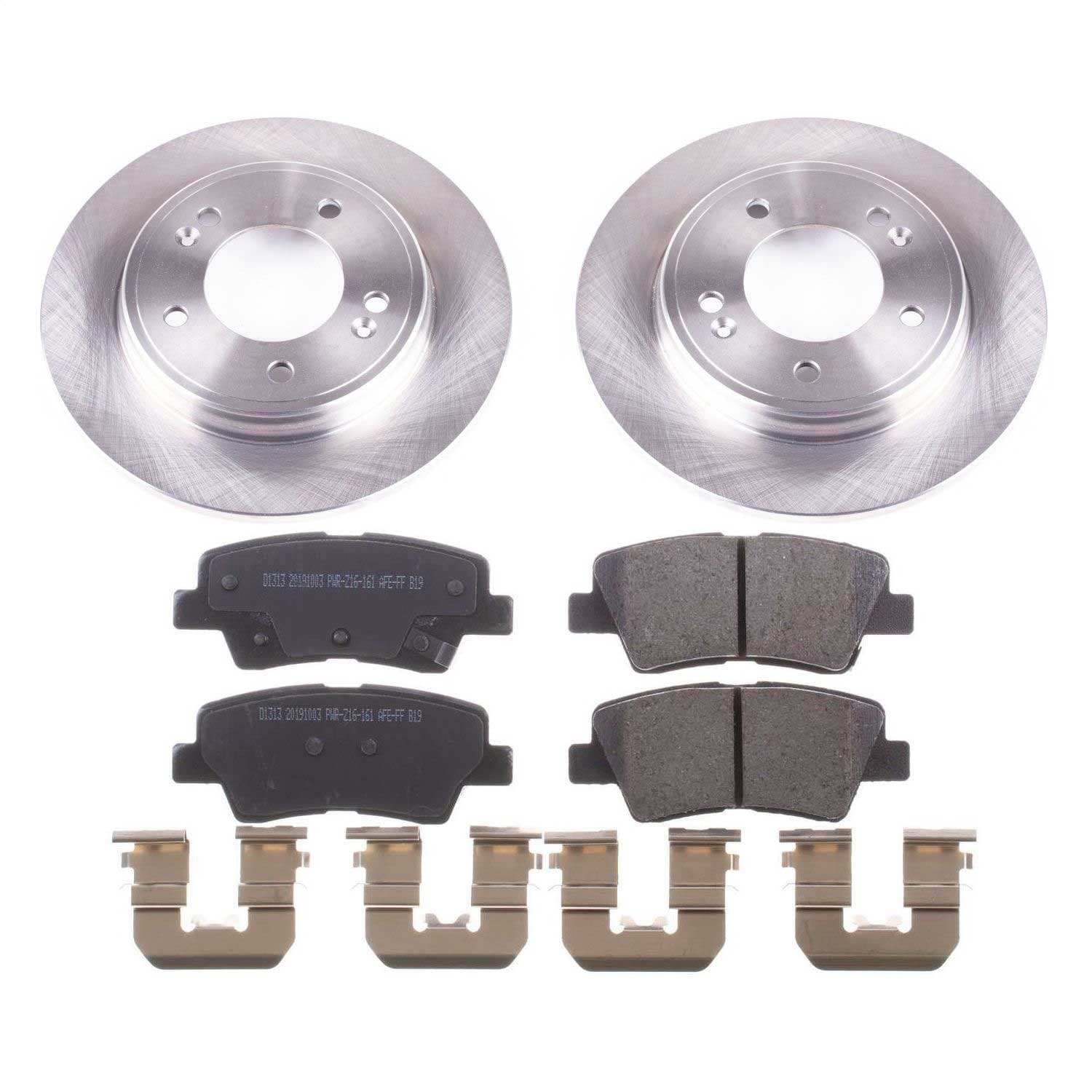 Power Stop - KOE7904 - Rear - Disc Brake Pad and Rotor Kit image 1