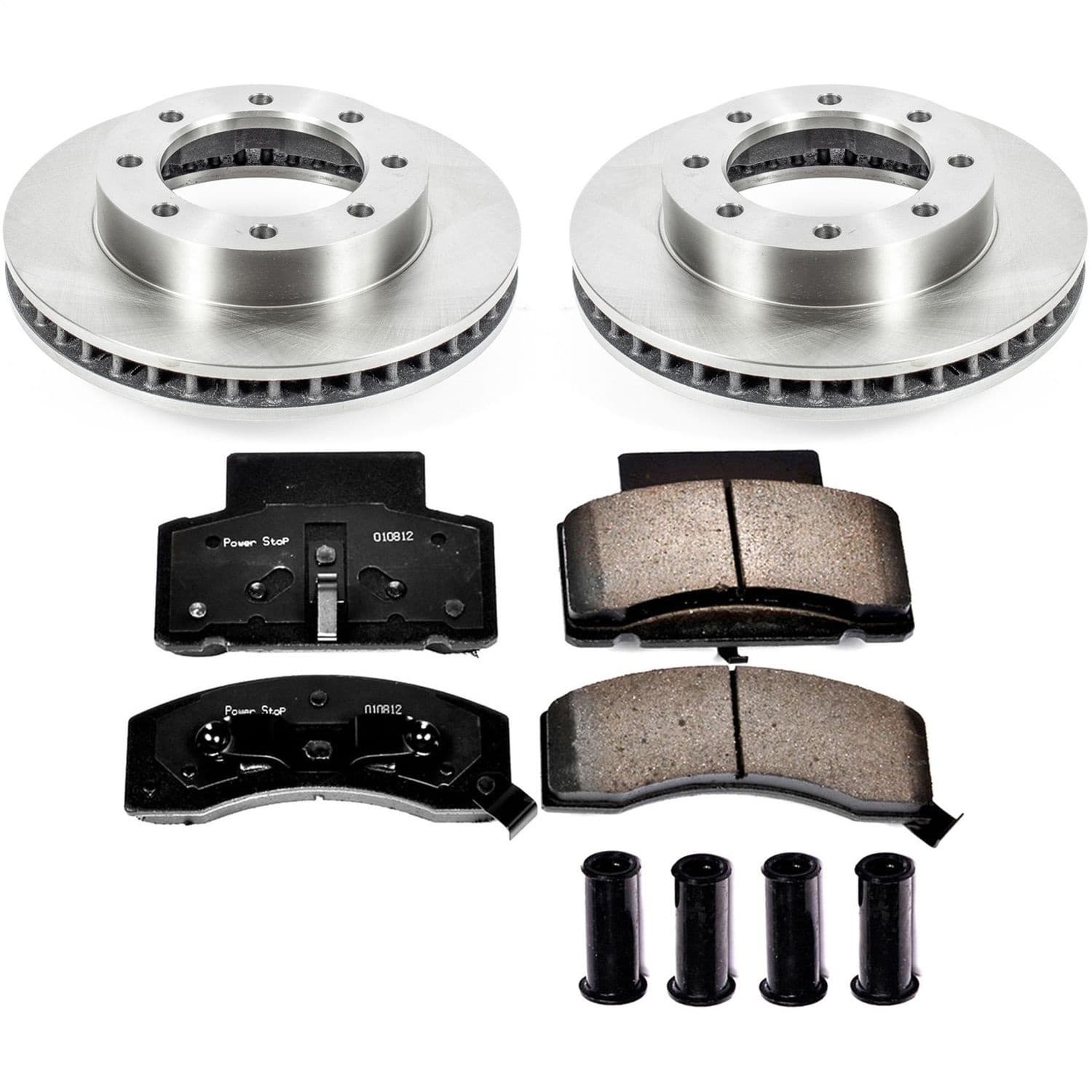Power Stop - KOE7946 - Front - Disc Brake Pad and Rotor Kit image 1