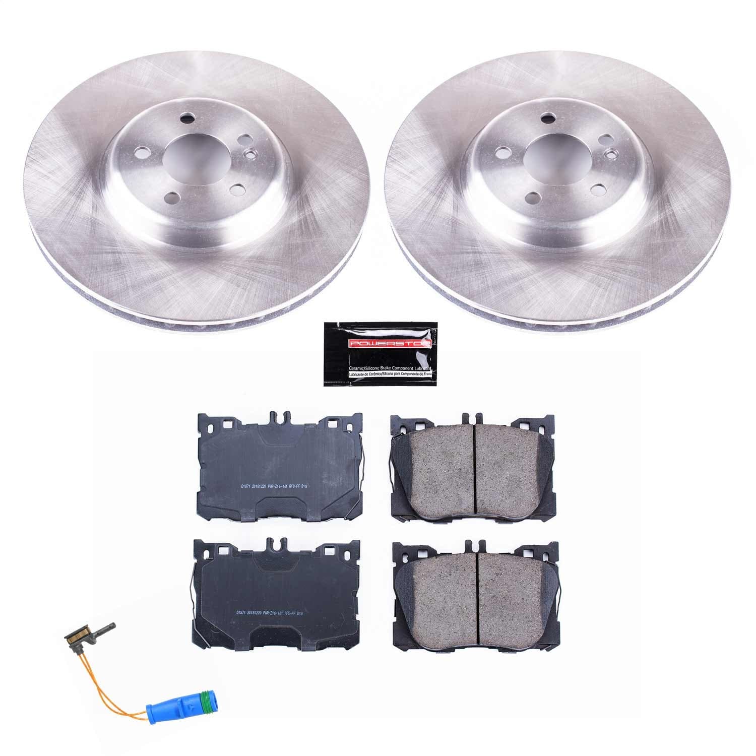 Power Stop - KOE7986 - Front - Disc Brake Pad and Rotor Kit image 1