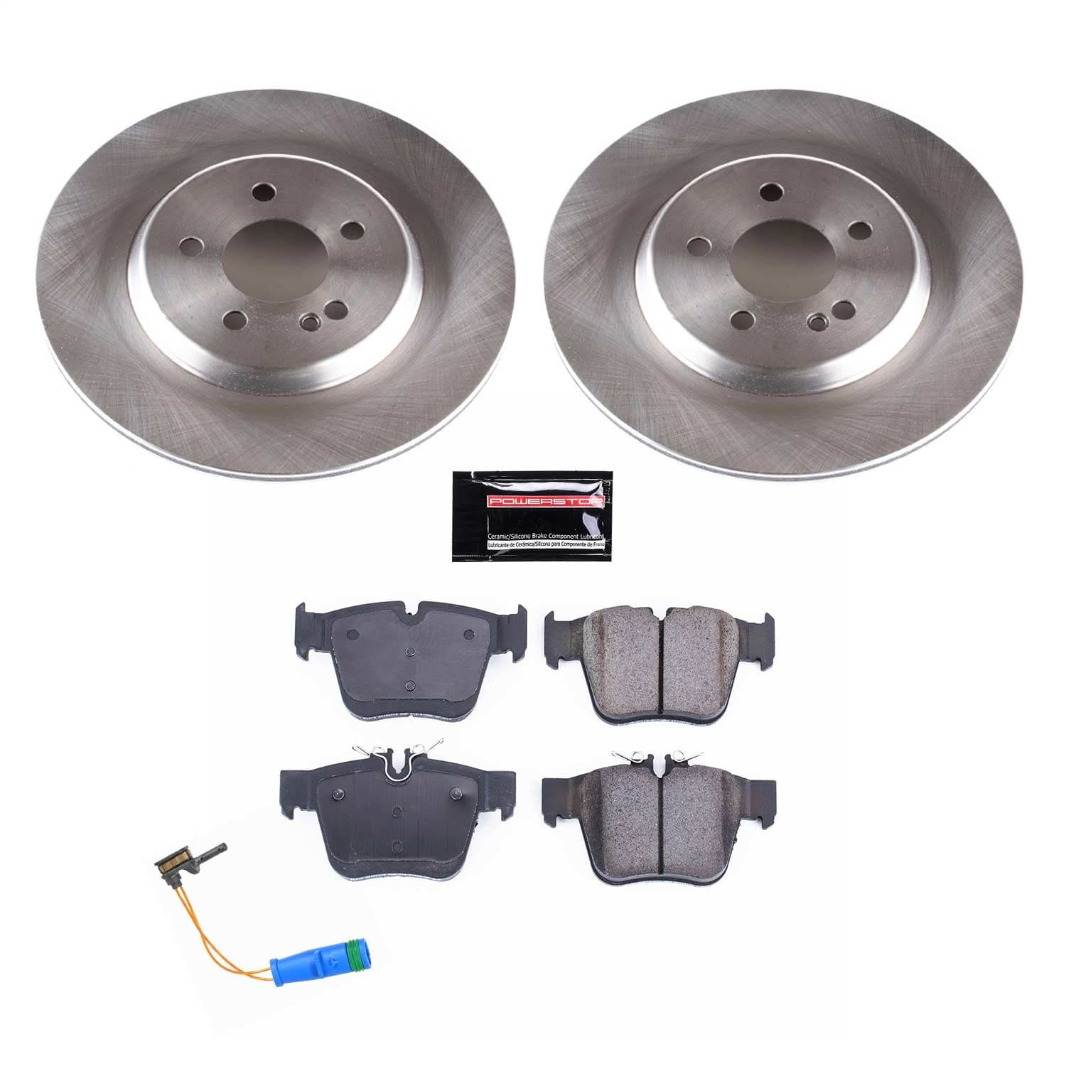 Power Stop - KOE7990 - Rear - Disc Brake Pad and Rotor Kit image 1