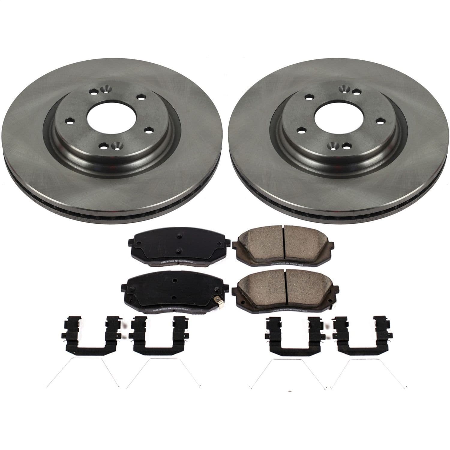 Power Stop - KOE8011 - Front - Disc Brake Pad and Rotor Kit image 1