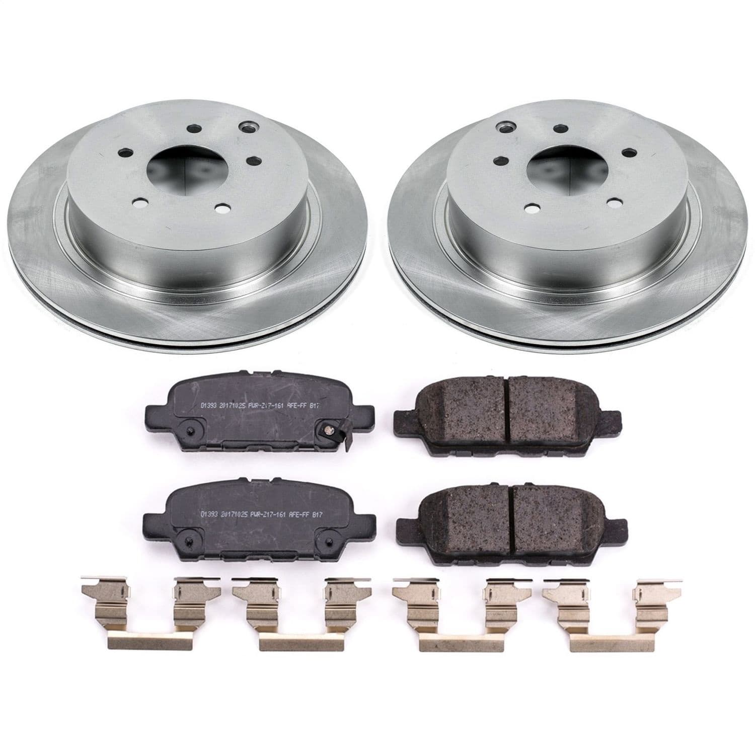 Power Stop - KOE8021 - Rear - Disc Brake Pad and Rotor Kit image 1