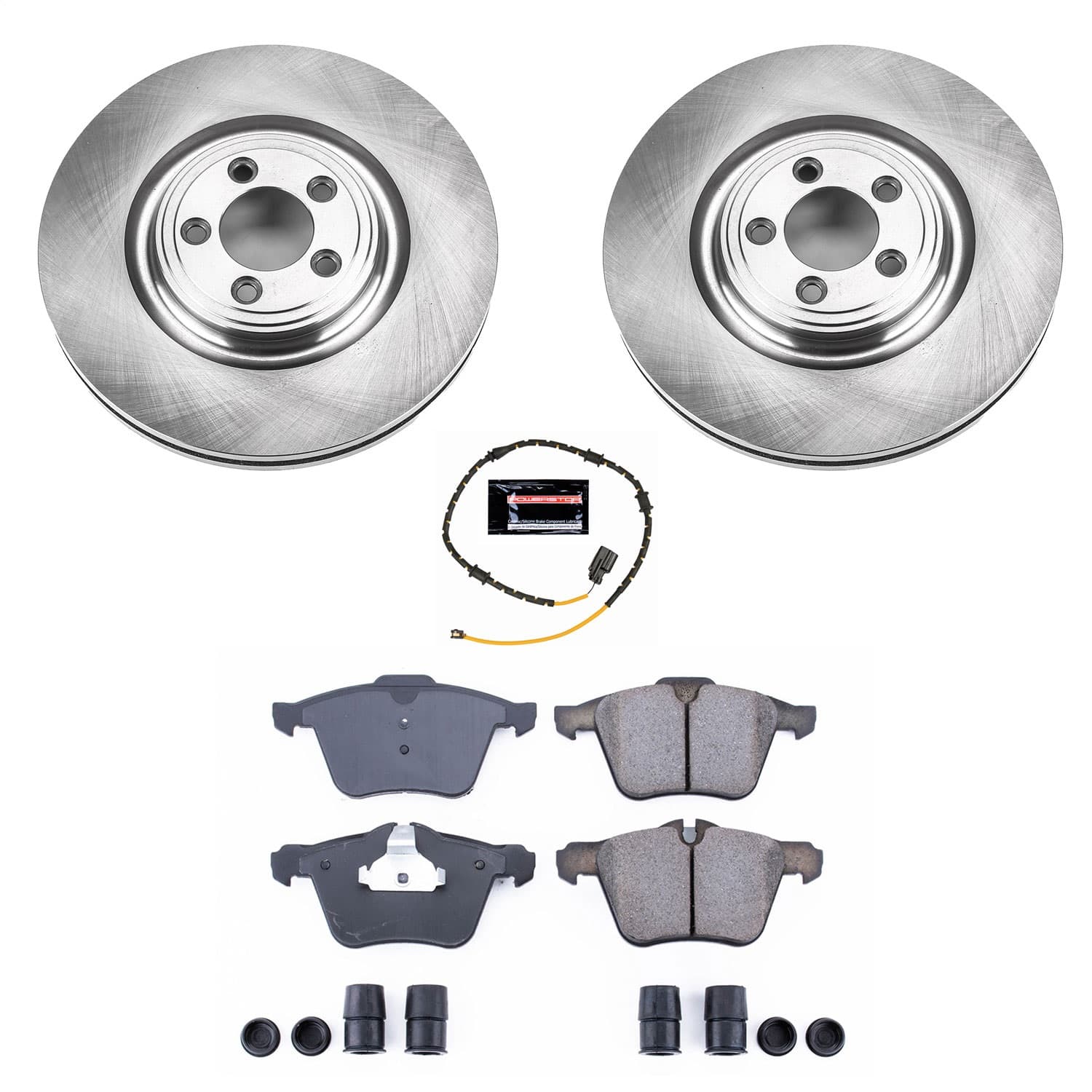 Power Stop - KOE8035 - Front - Disc Brake Pad and Rotor Kit image 1