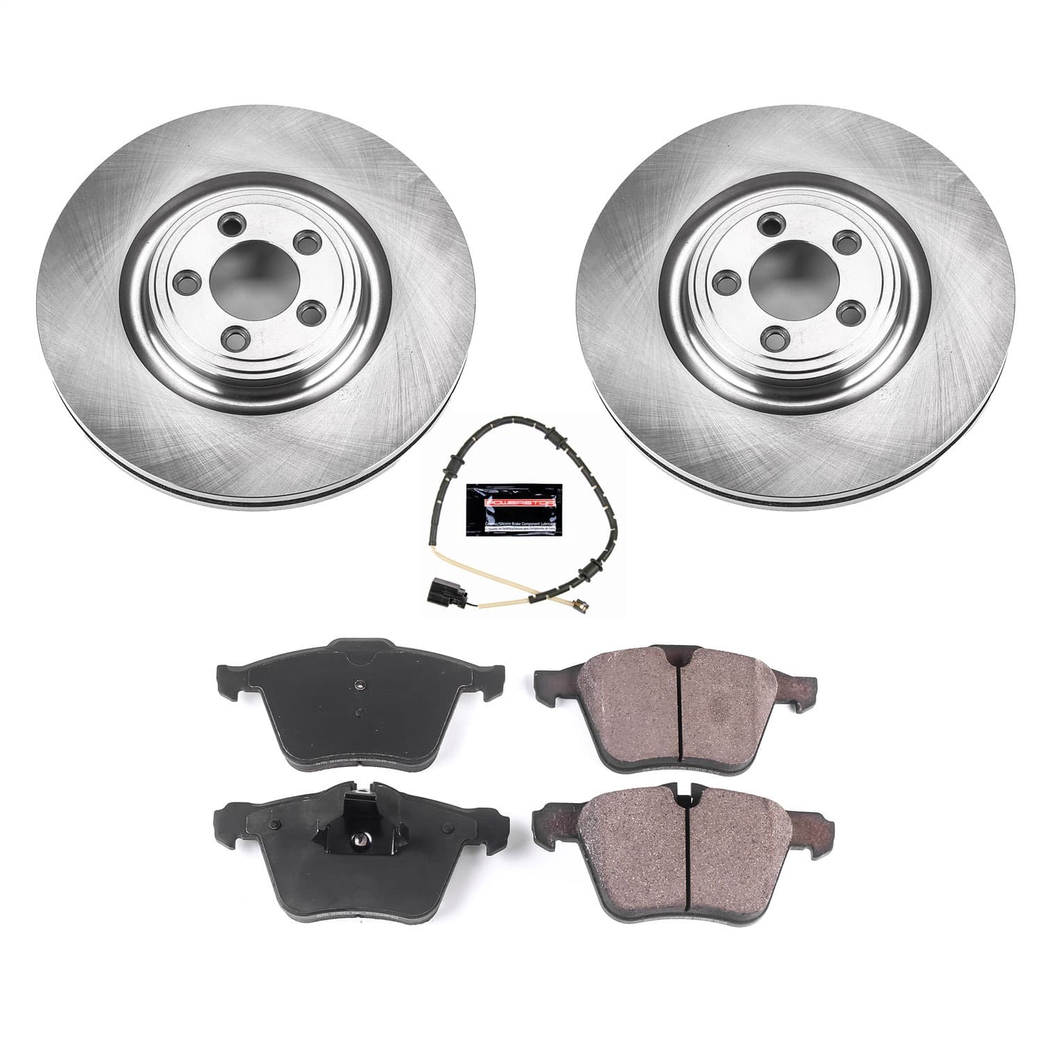 Power Stop - KOE8037 - Front - Disc Brake Pad and Rotor Kit image 1
