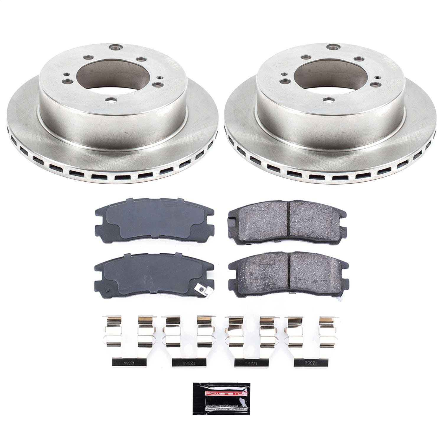 Power Stop - KOE806 - Rear - Disc Brake Pad and Rotor Kit image 1