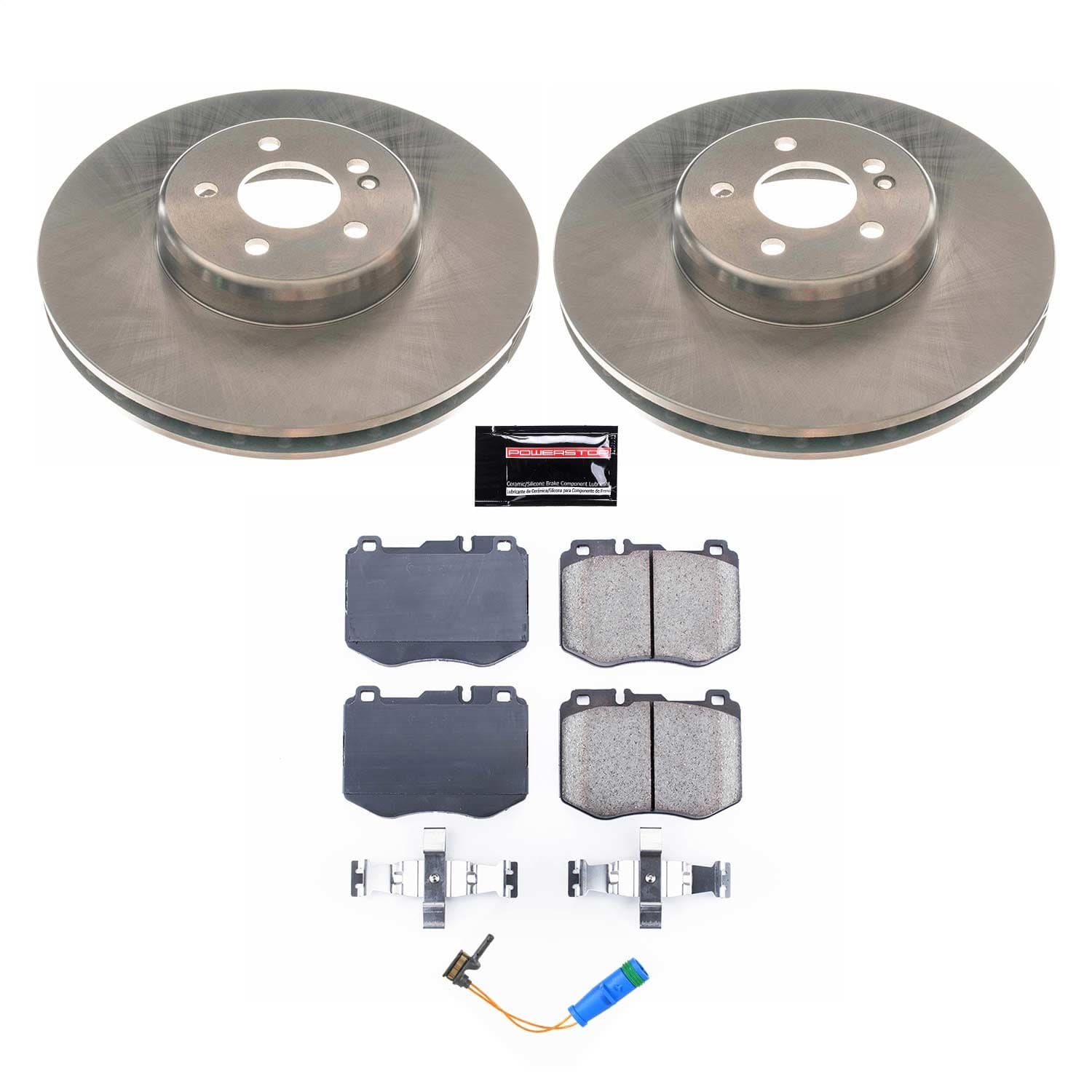 Power Stop - KOE8073 - Front - Disc Brake Pad and Rotor Kit image 1