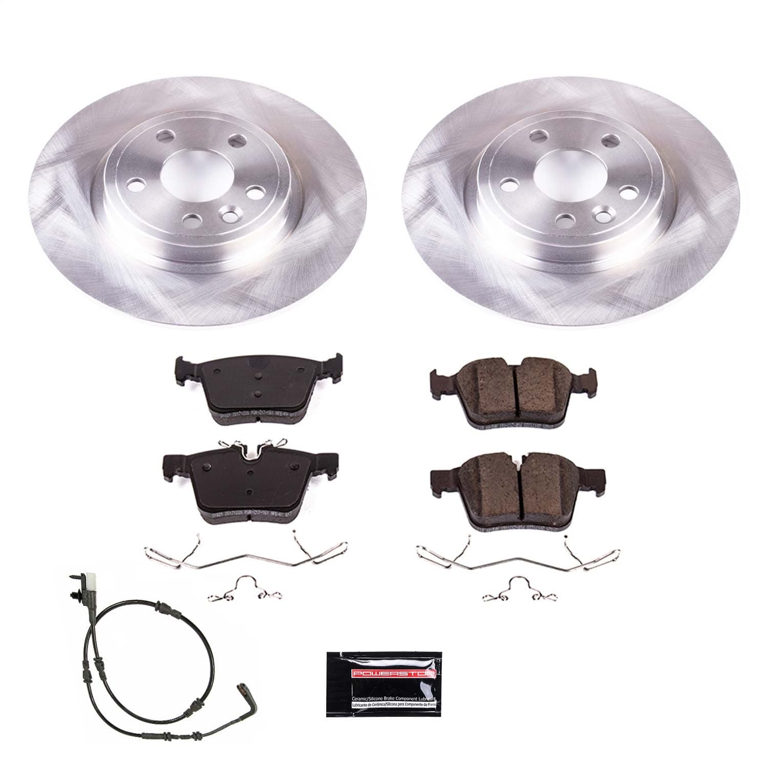 Power Stop - KOE8109 - Rear - Disc Brake Pad and Rotor Kit image 1