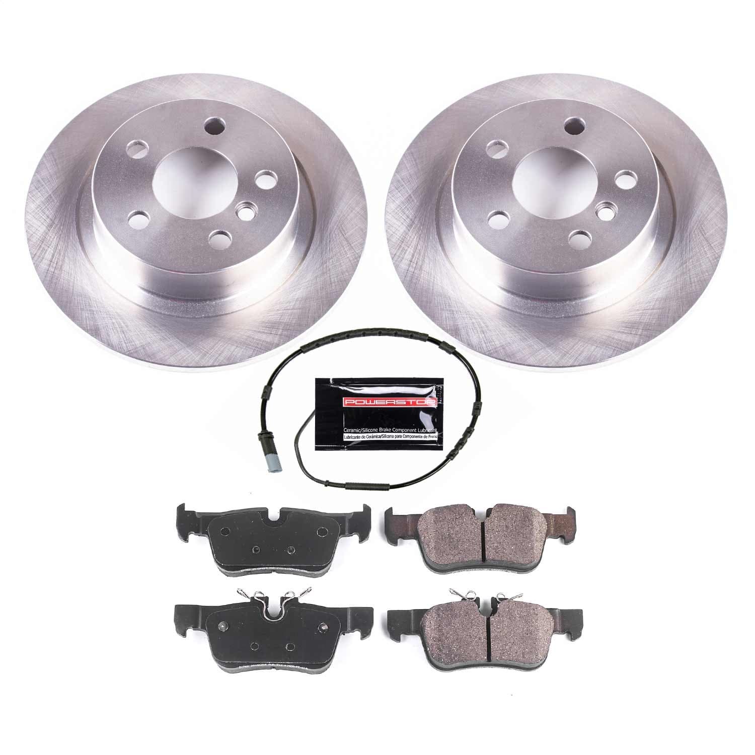 Power Stop - KOE8110 - Rear - Disc Brake Pad and Rotor Kit image 1