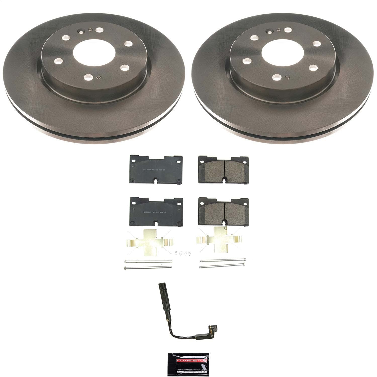 Power Stop - KOE8172 - Front - Disc Brake Pad and Rotor Kit image 1