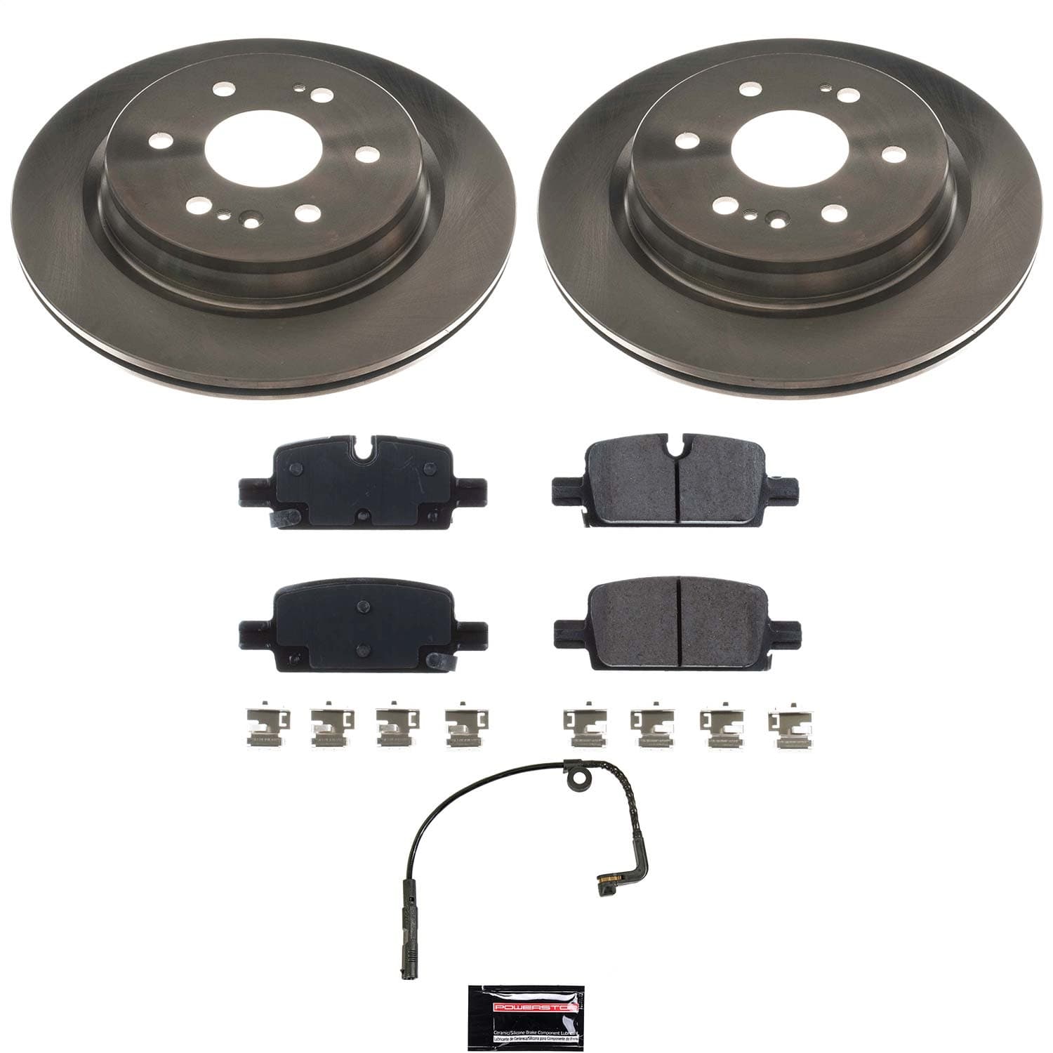 Power Stop - KOE8173 - Rear - Disc Brake Pad and Rotor Kit image 1