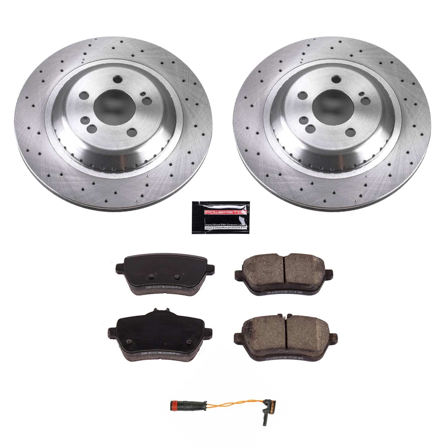 Power Stop - KOE8194 - Rear - Disc Brake Pad and Rotor Kit image 1