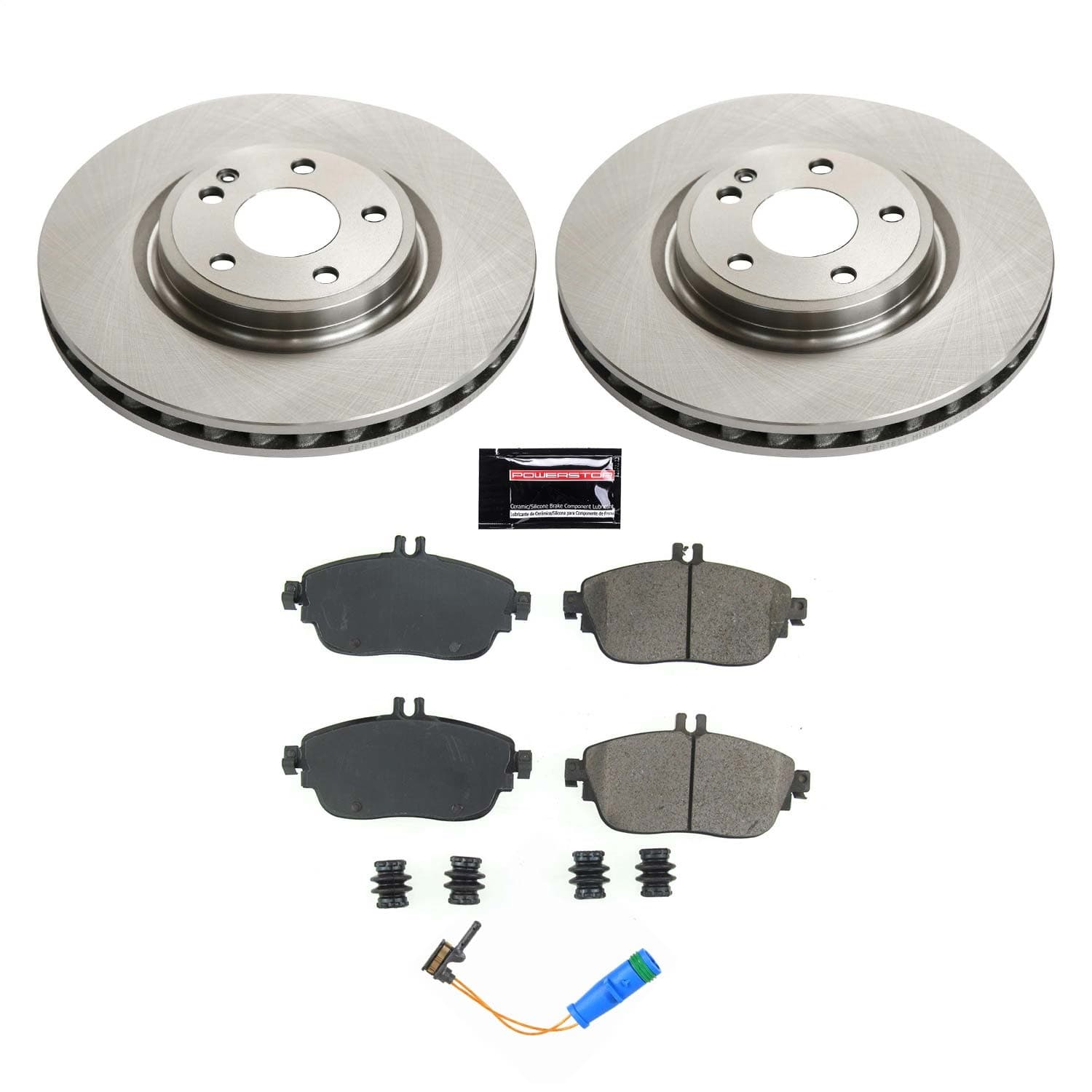 Power Stop - KOE8266 - Front - Disc Brake Pad and Rotor Kit image 1