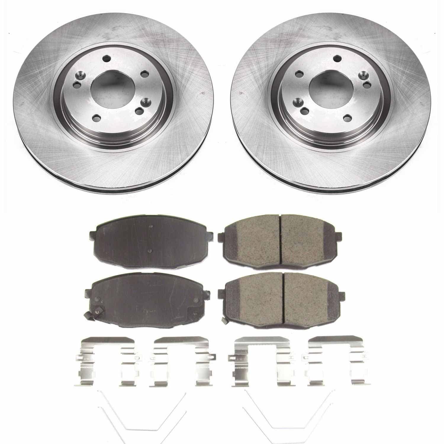 Power Stop - KOE8271 - Front - Disc Brake Pad and Rotor Kit image 1