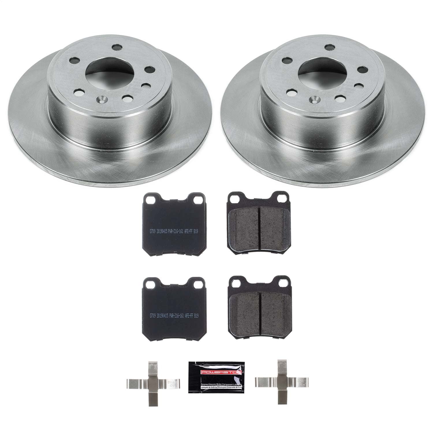Power Stop - KOE831 - Rear - Disc Brake Pad and Rotor Kit image 1