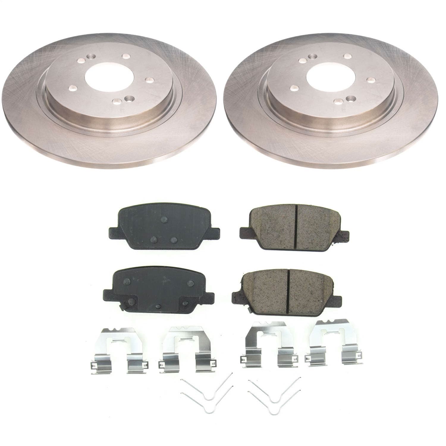 Power Stop - KOE8310 - Rear - Disc Brake Pad and Rotor Kit image 1