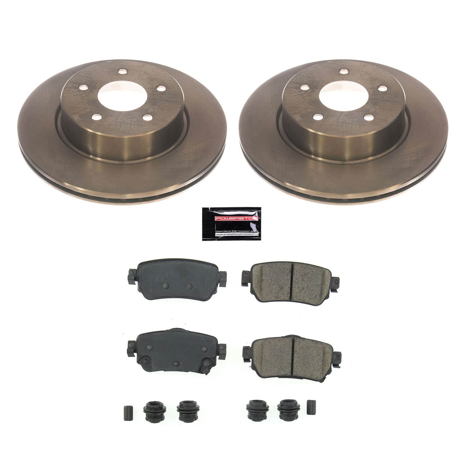 Power Stop - KOE8313 - Rear - Disc Brake Pad and Rotor Kit image 1