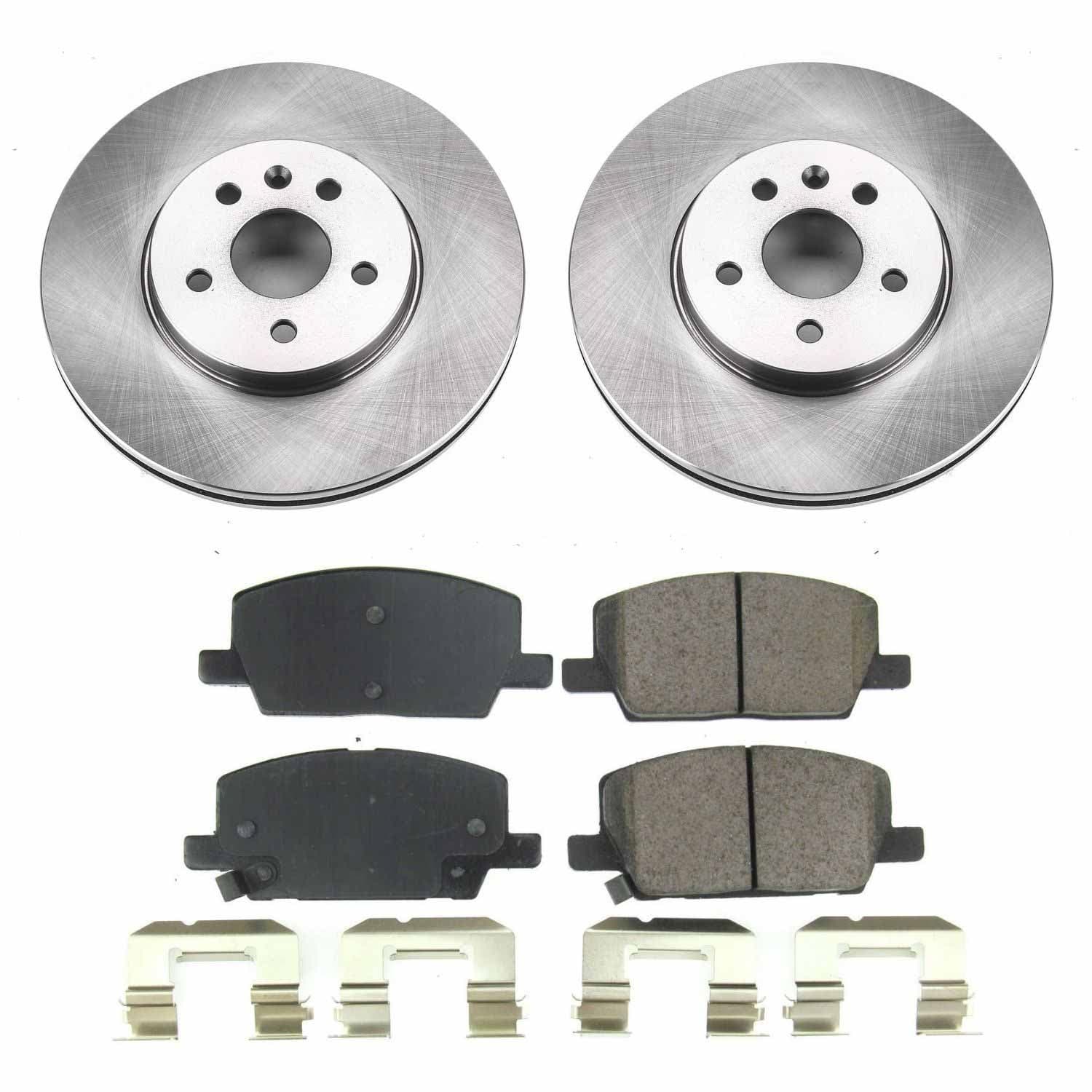 Power Stop - KOE8316 - Front - Disc Brake Pad and Rotor Kit image 1