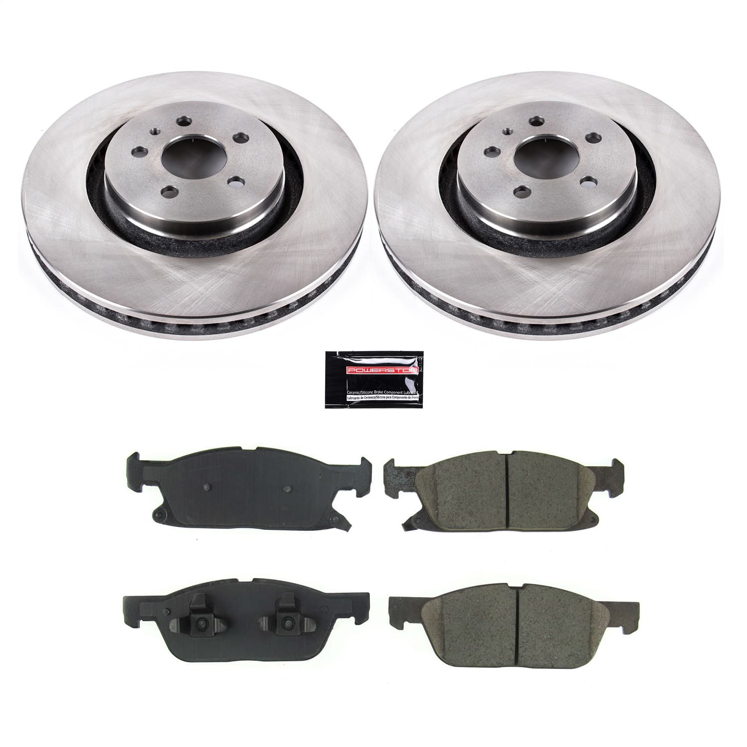 Power Stop - KOE8321 - Front - Disc Brake Pad and Rotor Kit image 1