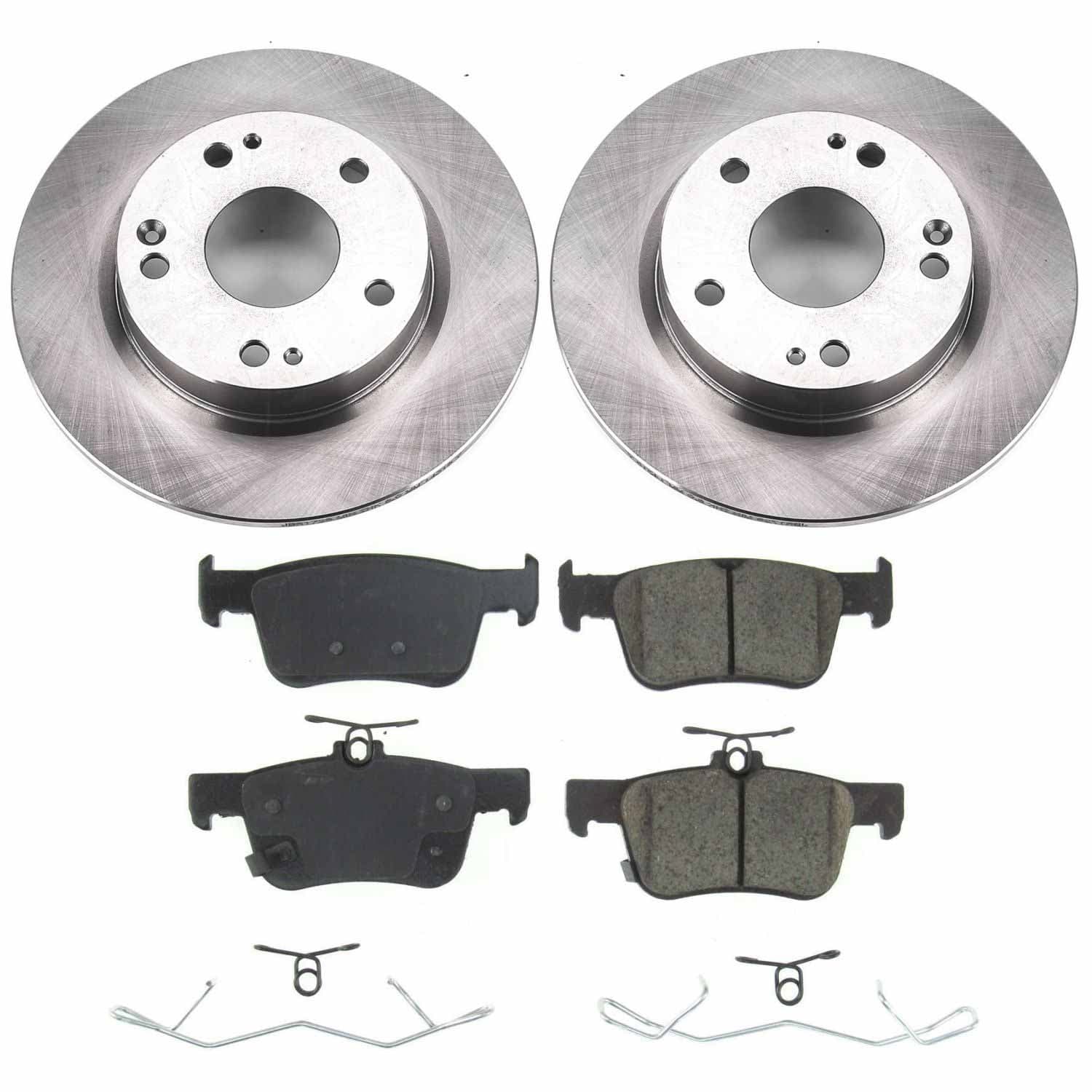 Power Stop - KOE8330 - Rear - Disc Brake Pad and Rotor Kit image 1