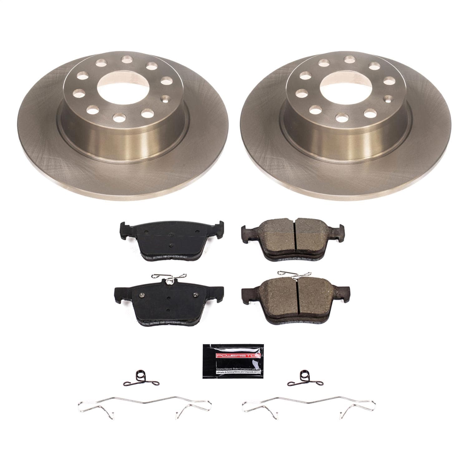 Power Stop - KOE8337 - Rear - Disc Brake Pad and Rotor Kit image 1